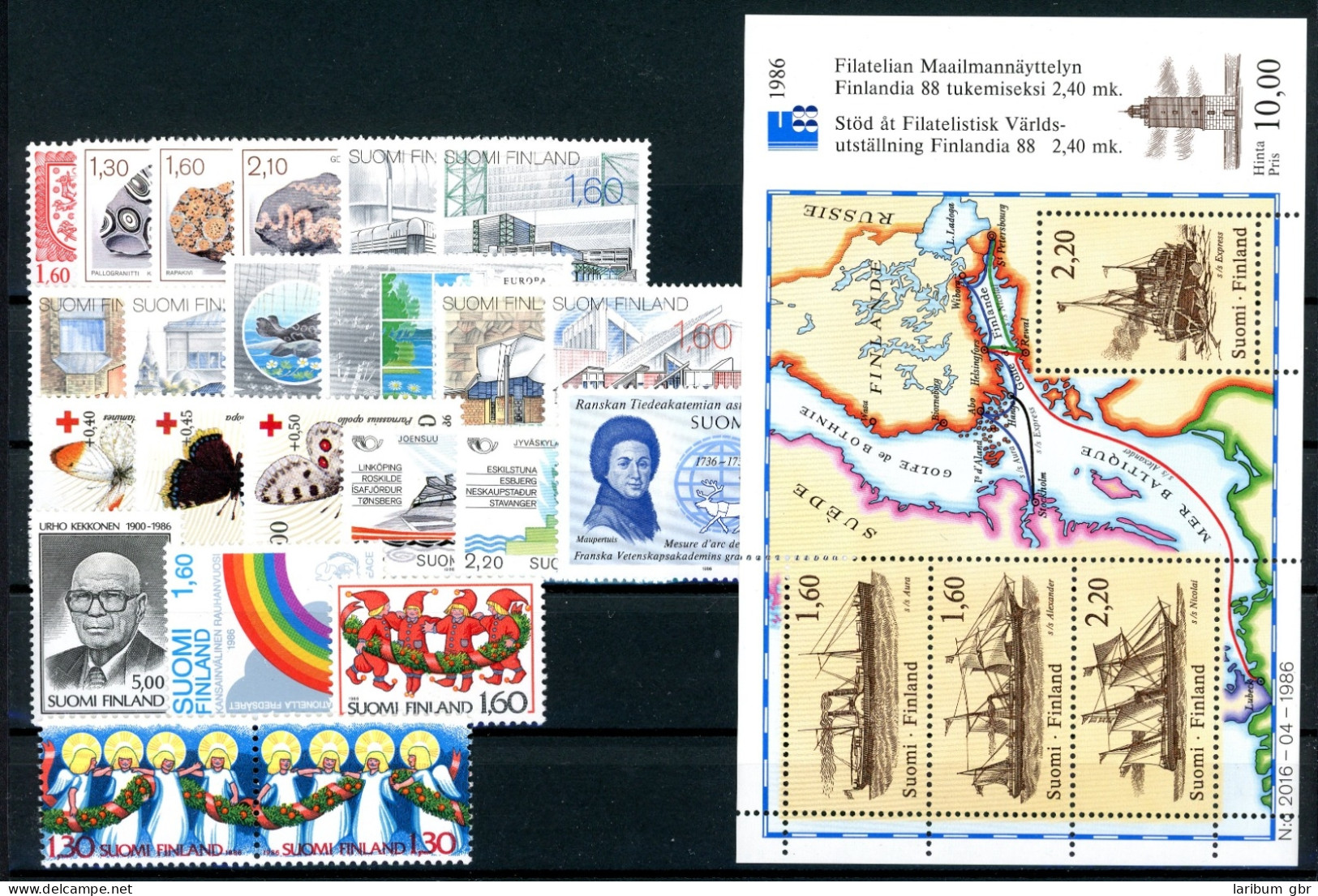 Finnland Jahrgang 1986 Postfrisch #JM327 - Otros & Sin Clasificación