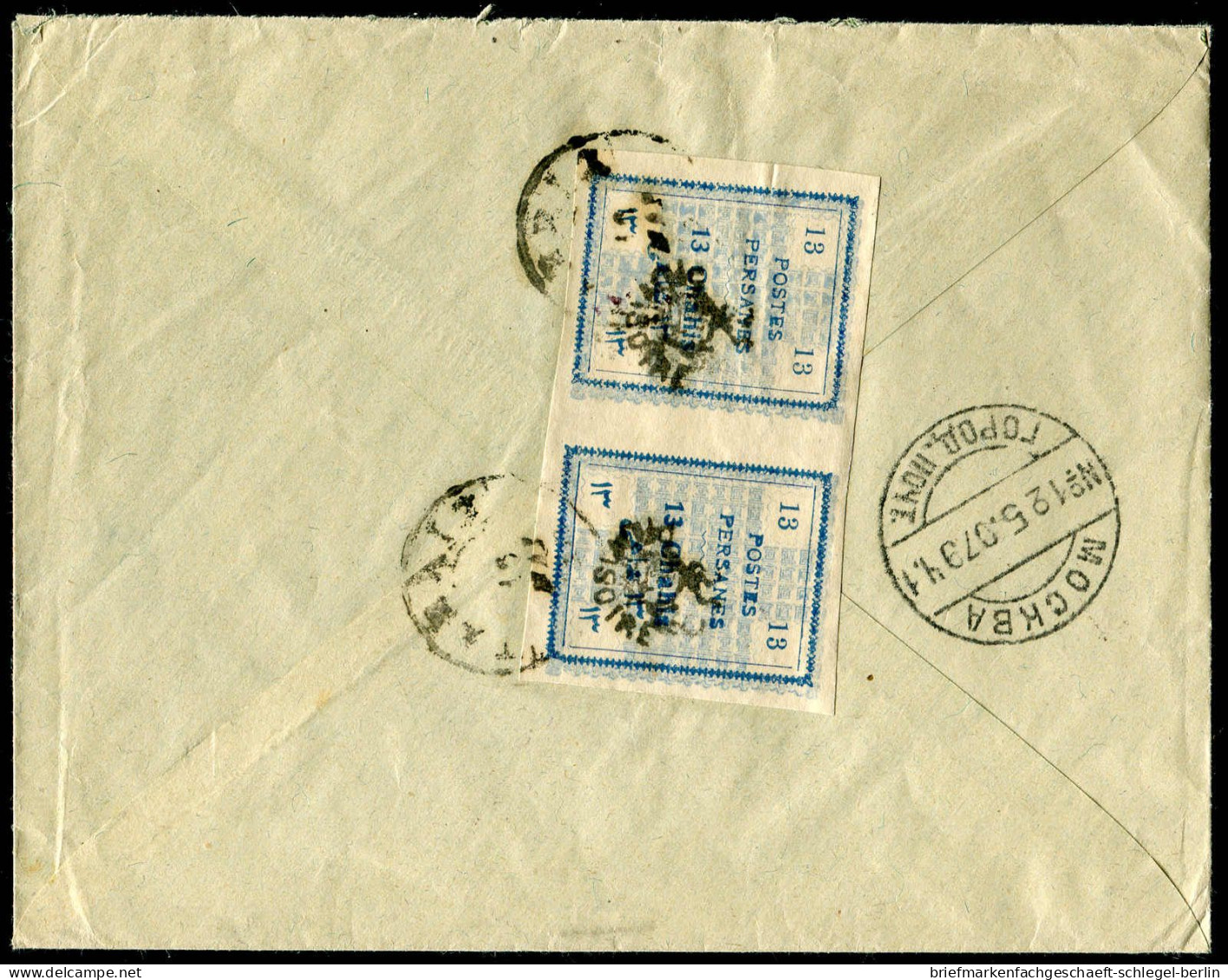 Iran, 1907, Brief - Irán