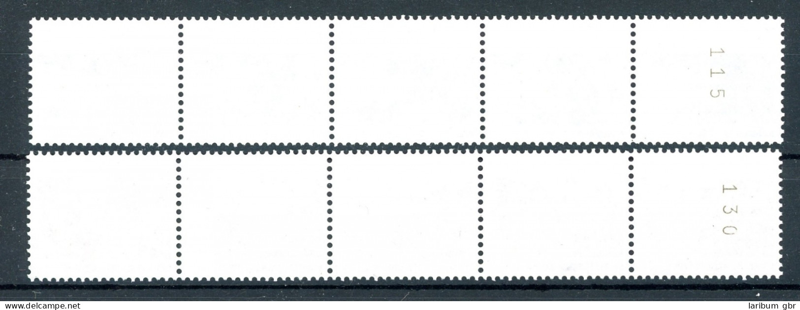 Bund Rollenmarken 5er Streifen 1665 + 1679 R I Postfrisch #JM383 - Autres & Non Classés