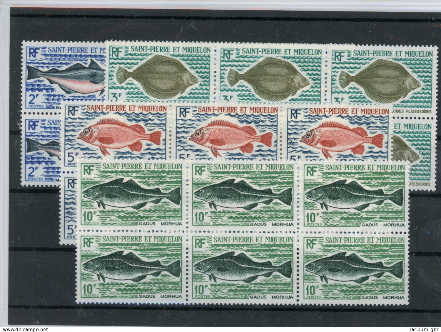 St. Pierre Et Miquelon 6er Blöcke 478-481 Postfrisch Fische #JL228 - Anguilla (1968-...)