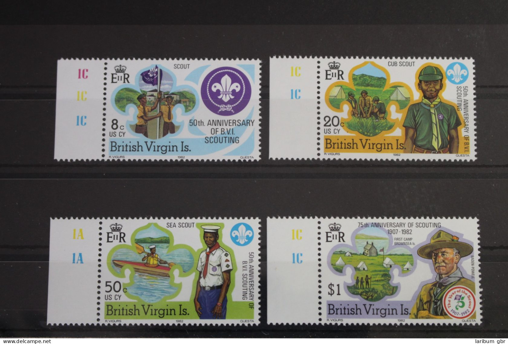 Jungferninseln 440-443 Postfrisch Pfadfinder #WP003 - Britse Maagdeneilanden