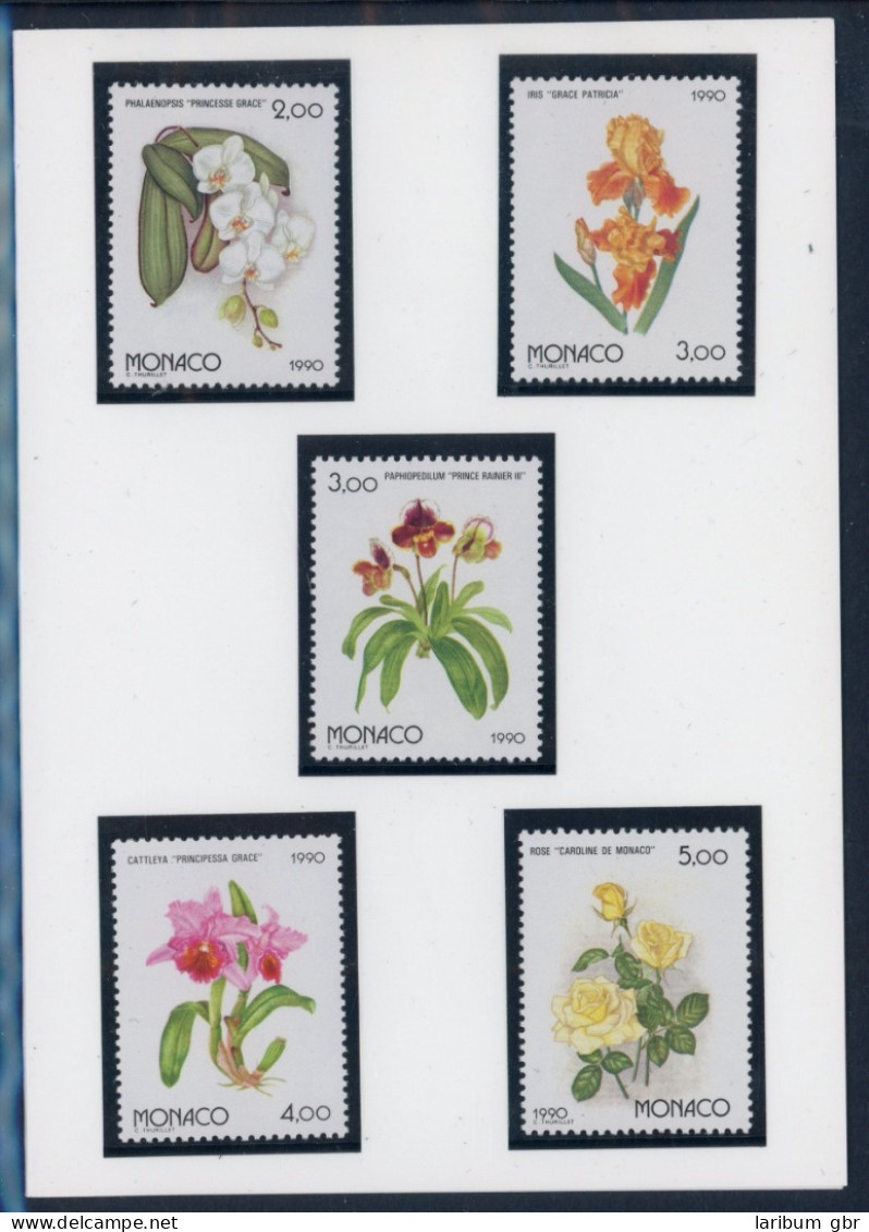 Monaco 1947-1951 Postfrisch Blumen #IF442 - Other & Unclassified