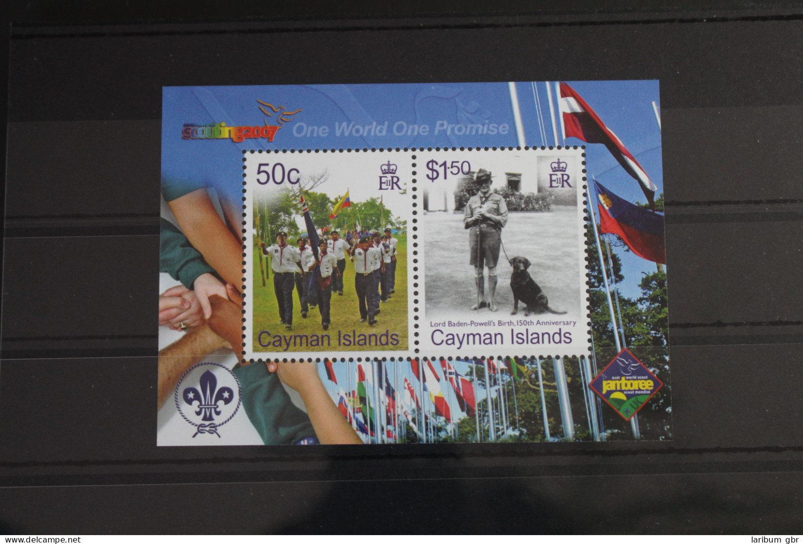 Cayman Islands Block 47 Mit 1076-1077 Postfrisch Pfadfinder #WP066 - Cayman Islands