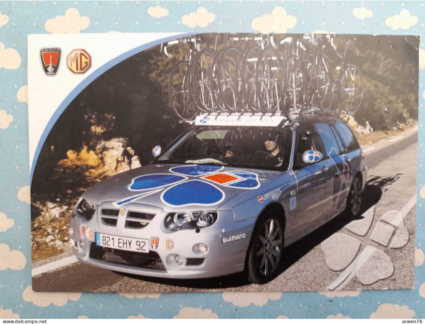 VOITURE TOUR DE FRANCE 2005 EQUIPE FRANCAISE DES JEUX ROVER MG - Publicité