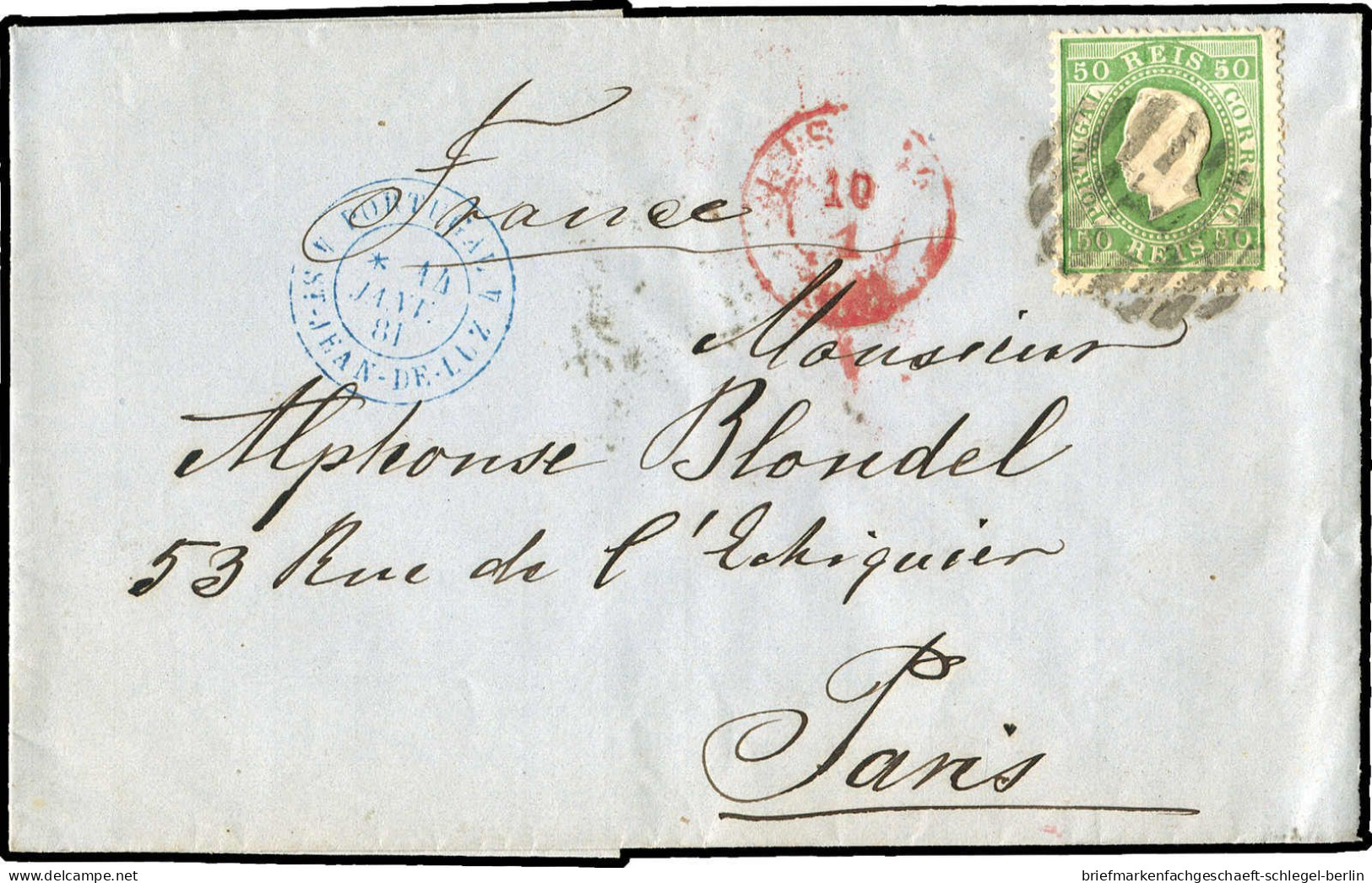 Portugal, 1861, Brief - Autres & Non Classés