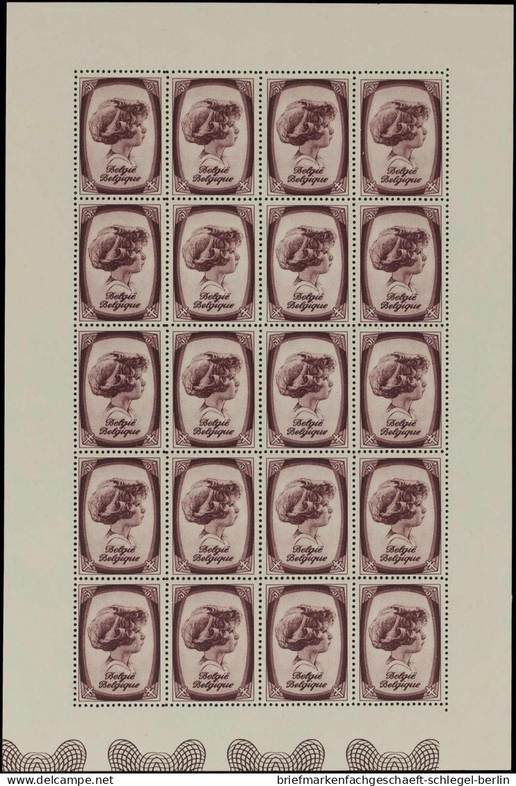 Belgien, 1938, 496 Klb, Postfrisch - Sonstige & Ohne Zuordnung