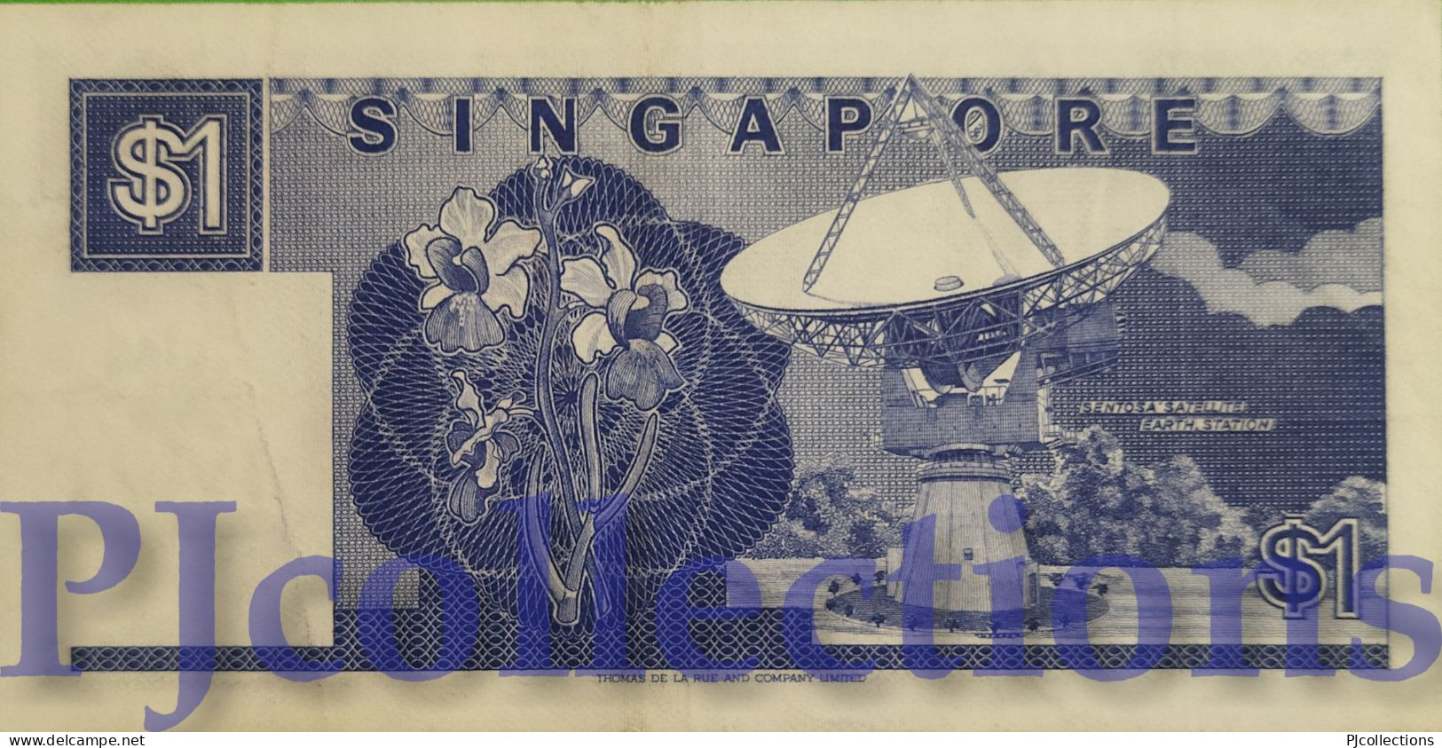 SINGAPORE 1 DOLLAR 1987 PICK 18a XF+ - Singapur