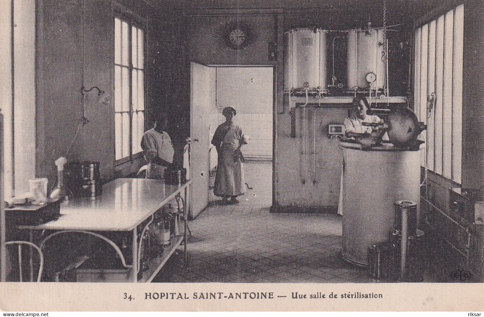 PARIS(12 Em ARRONDISSEMENT) HOPITAL SAINT ANTOINE(STERLISATION) - Paris (12)