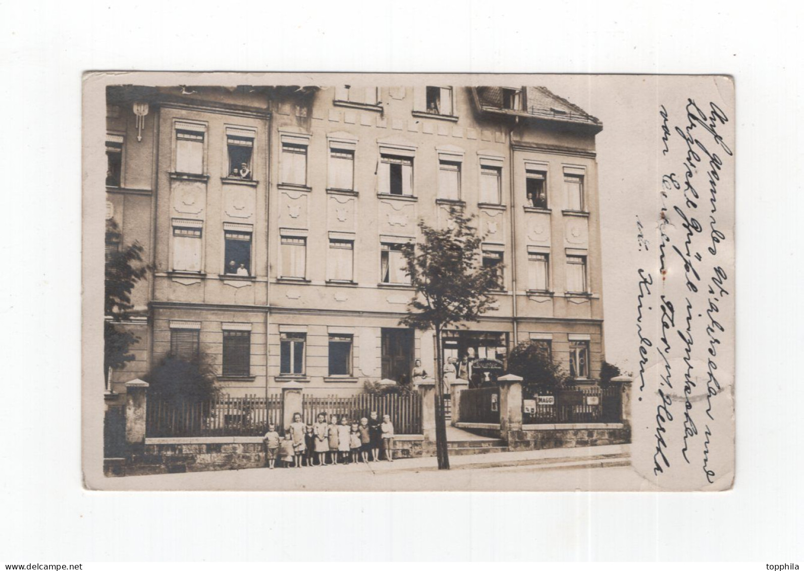 1919 Dt. Reich Photokarte Chemnitz Kappel Wohn- Und Geschäftshaus Fleischerei Müller - Chemnitz