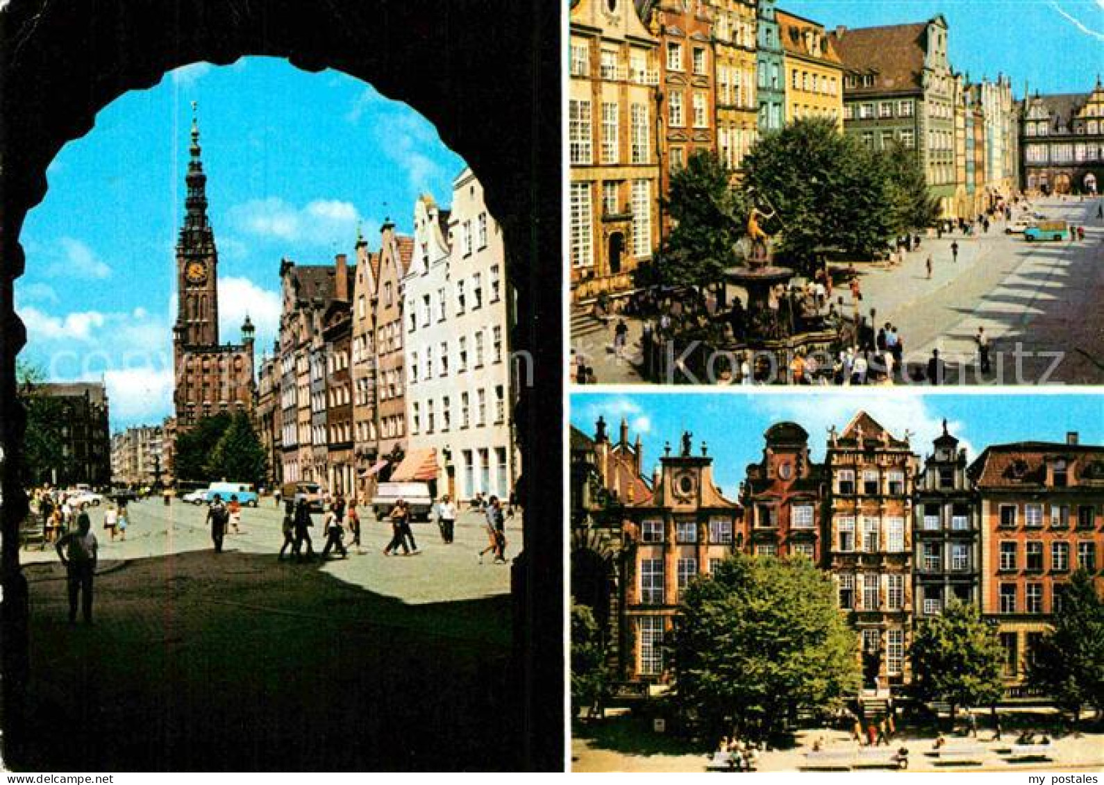 72790926 Gdansk Dlugi Targ Langer Makt Rathaus Historische Gebaeude  - Poland