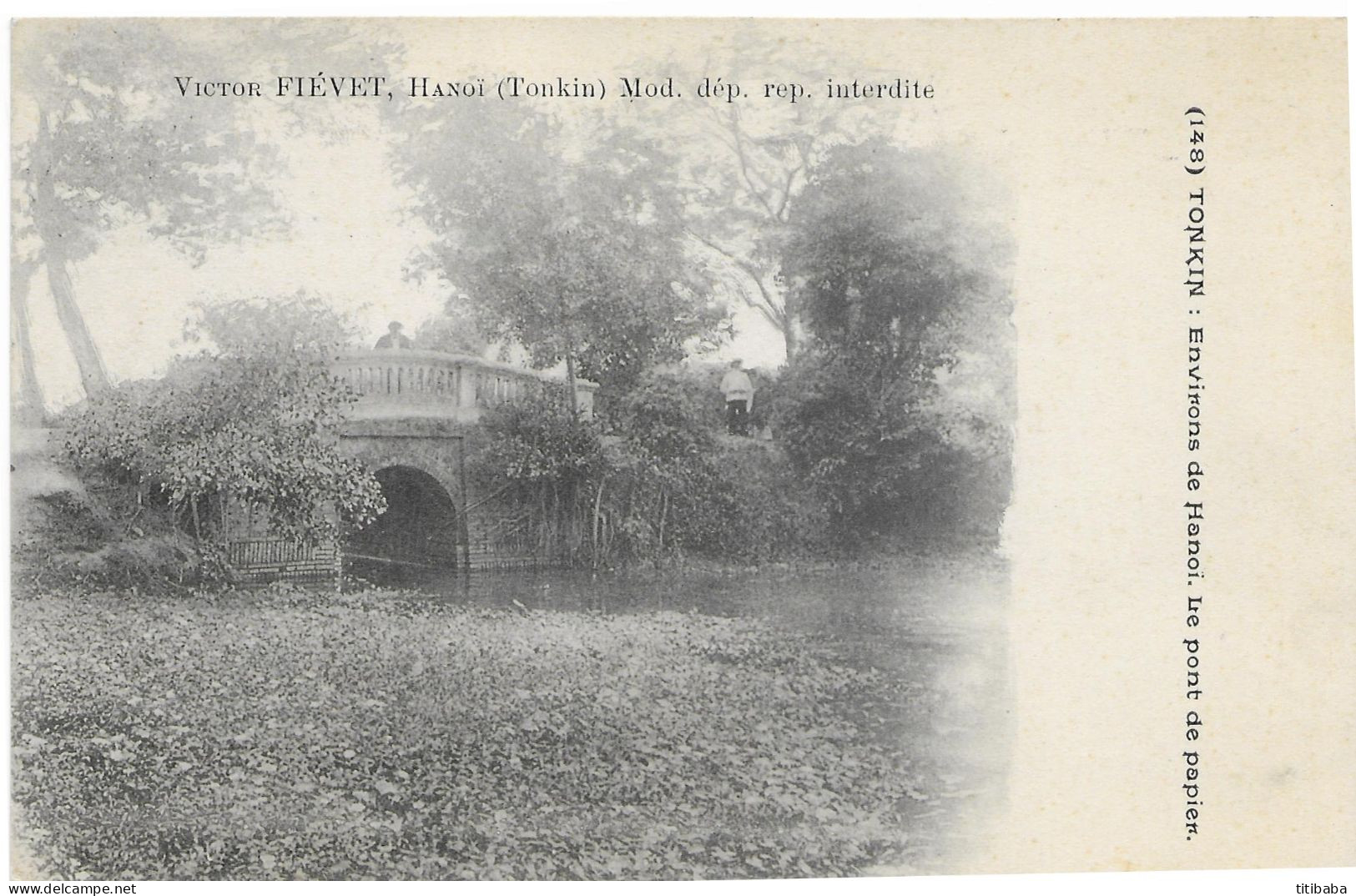 Tonkin Environs De Hanoï Le Pont De Papier - Viêt-Nam