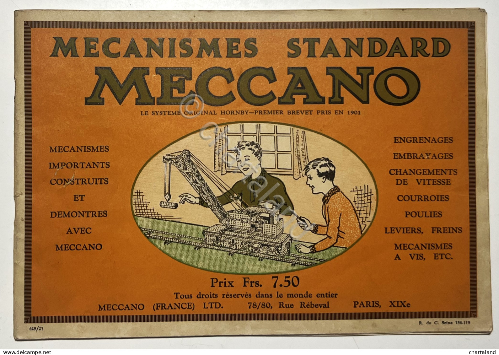 Modellismo - Mecanismes Standart Meccano - Anni '20 - Sonstige & Ohne Zuordnung