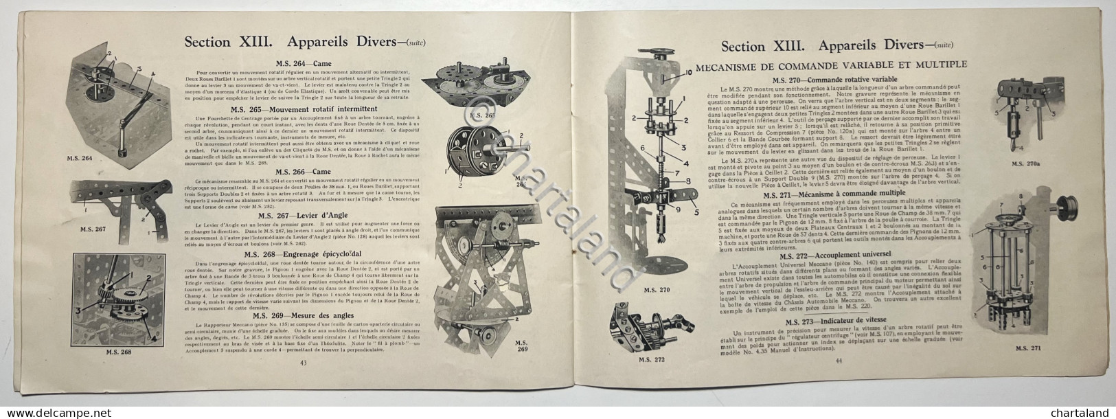 Modellismo - Mecanismes Standart Meccano - Anni '20 - Other & Unclassified