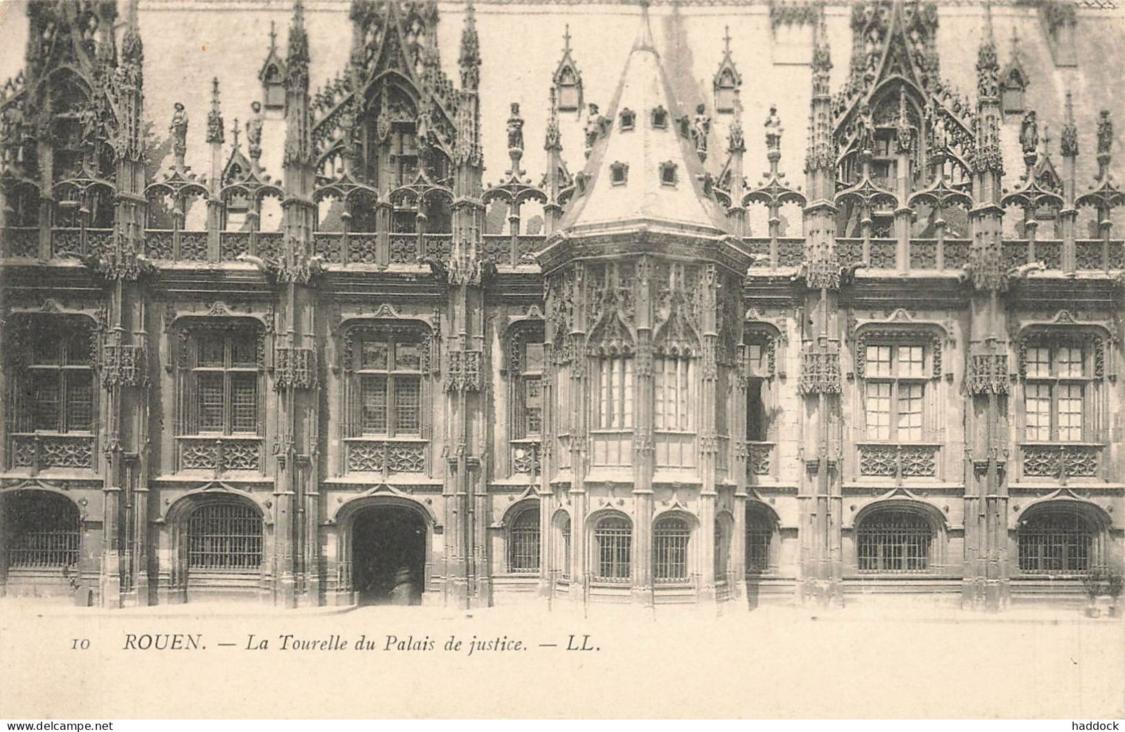 ROUEN : LA TOURELLE DU PALAIS DE JUSTICE - Rouen