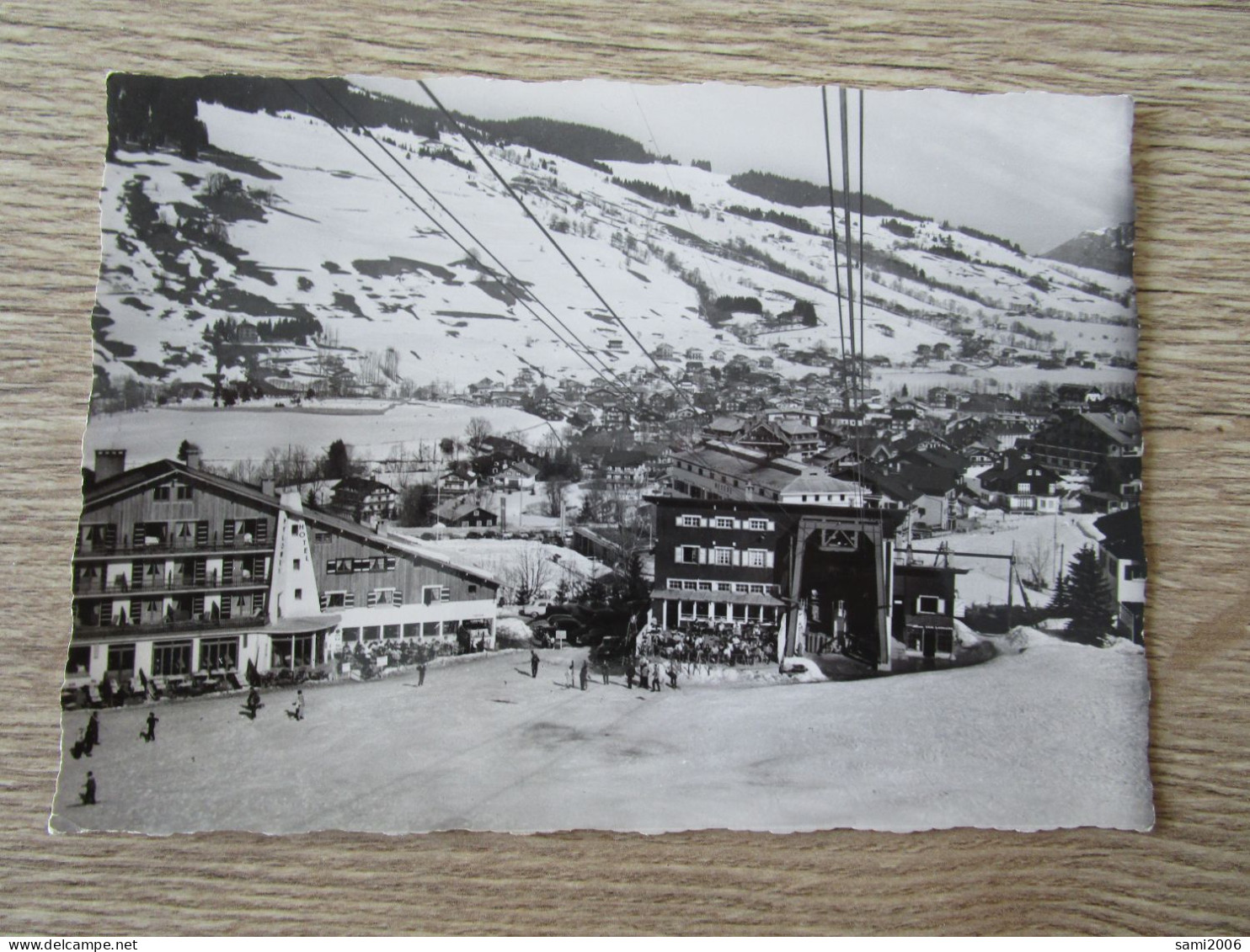 74 MEGEVE GARE DE DEPART DU TELEFERIQUE DE ROCHEBRUNE - Megève