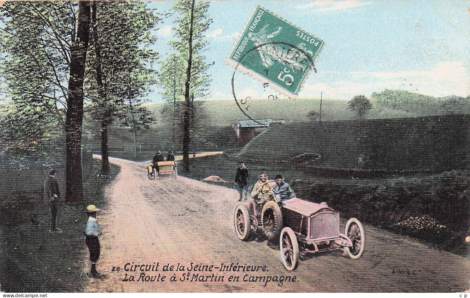 Circuit Seine Inferieure -  Saint Martin En Campagne -  CPA °J - Autres & Non Classés