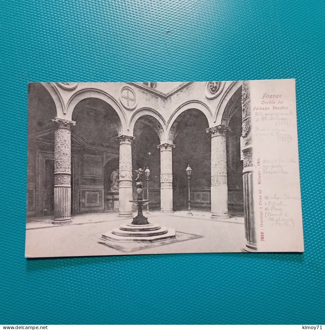 Cartolina Firenze - Cortile Del Palazzo Vecchio. Non Viaggiata - Firenze