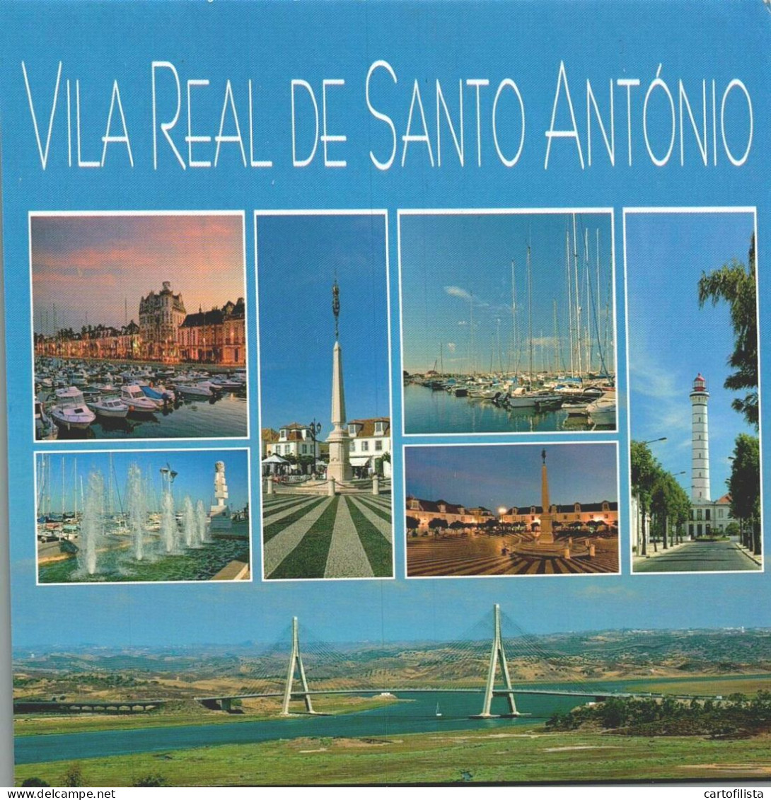 VILA REAL SANTO ANTÓNIO, Algarve - Vários Aspetos  (2 Scans) - Faro