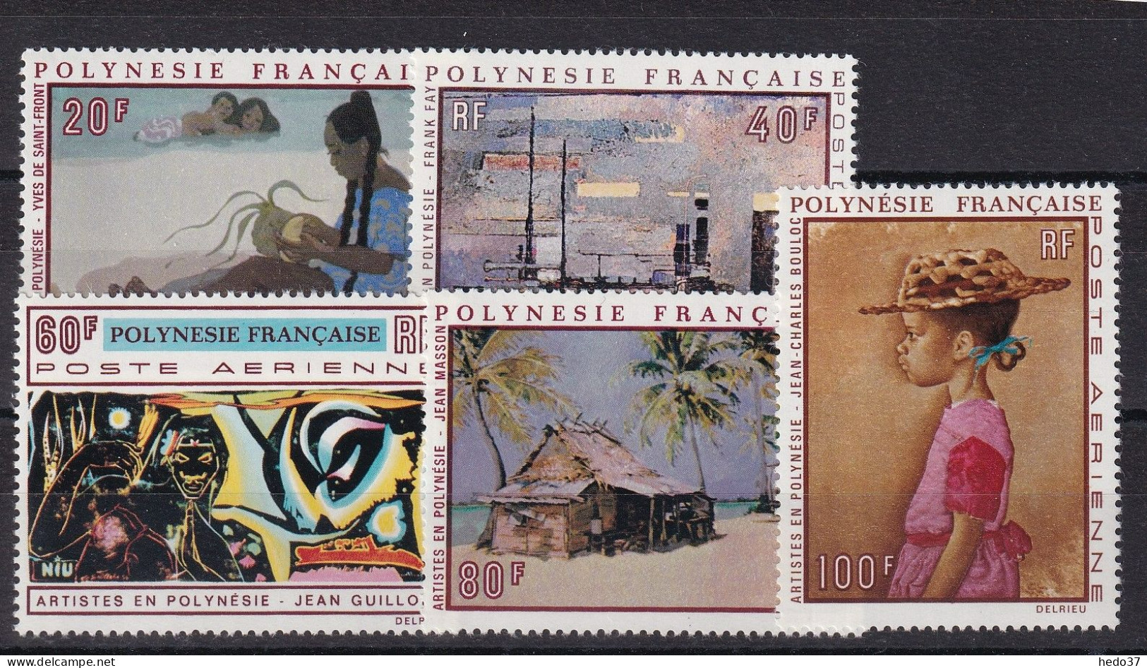 Polynésie Poste Aérienne N°40/44 - Neuf ** Sans Charnière - TB - Neufs