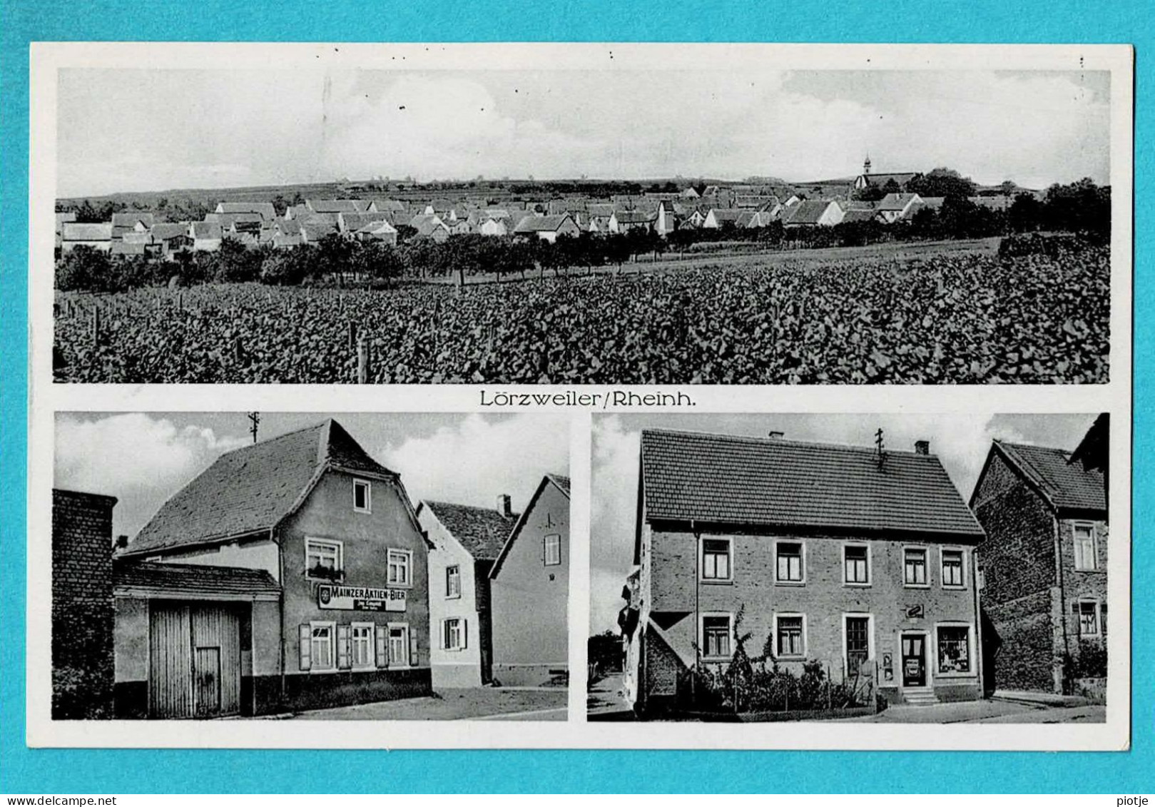 * Lörzweiler (Rheinland Pfalz - Deutschland) * (Adolf Alter O 43) Mainzer Aktien Bier, Panorama, Vue Générale - Andere & Zonder Classificatie