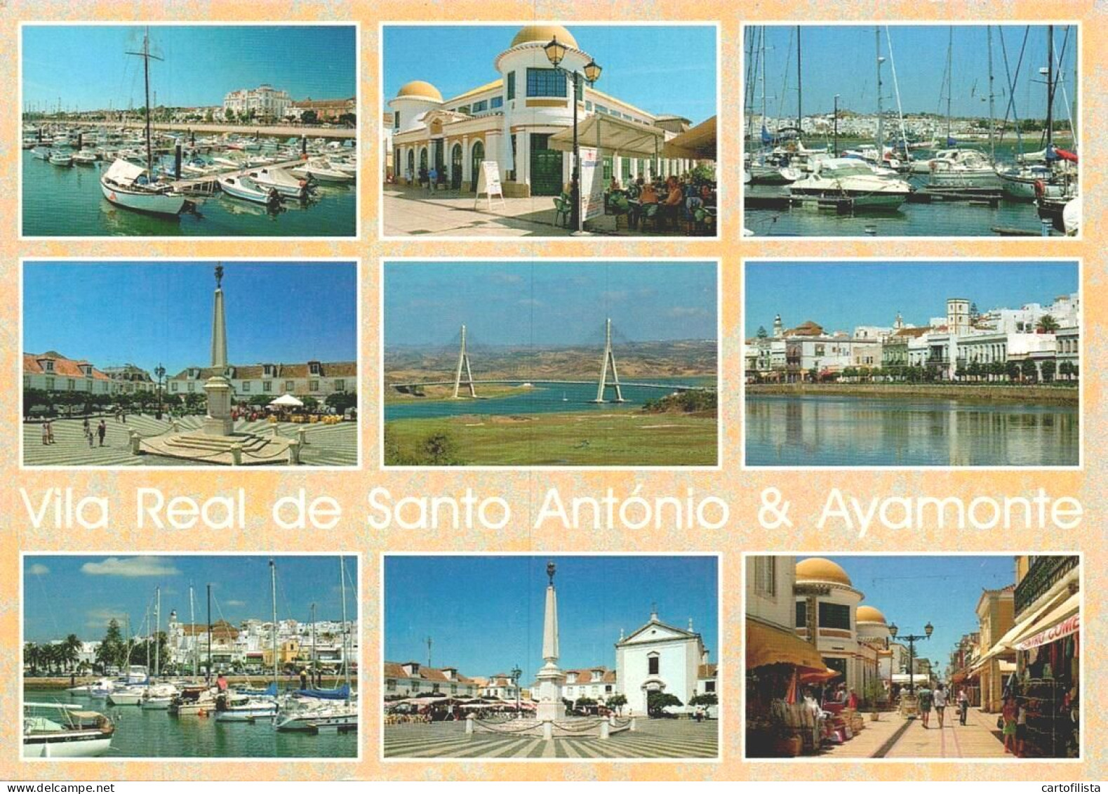 VILA REAL SANTO ANTÓNIO, Algarve - Vários Aspetos E Ayamonte  (2 Scans) - Faro