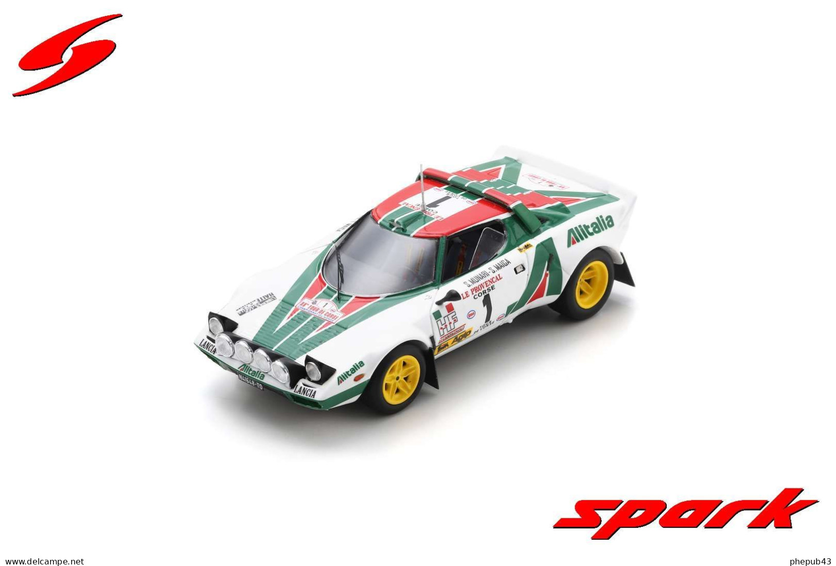 Lancia Stratos HF - 1st Tour De Corse - Rallye De France 1976 #1 - Sandro Munari/S. Maiga - Spark - Spark