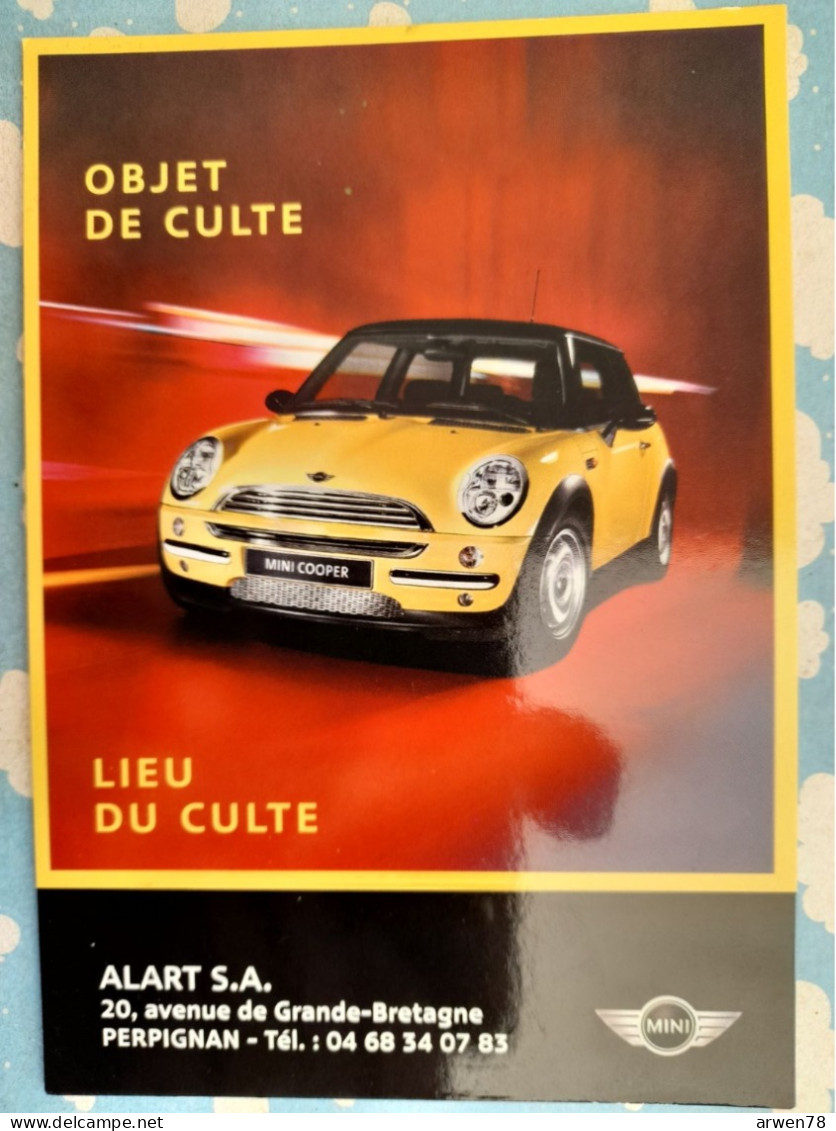 PUBLICITE MINI COOPER OBJET DE CULTE - Advertising