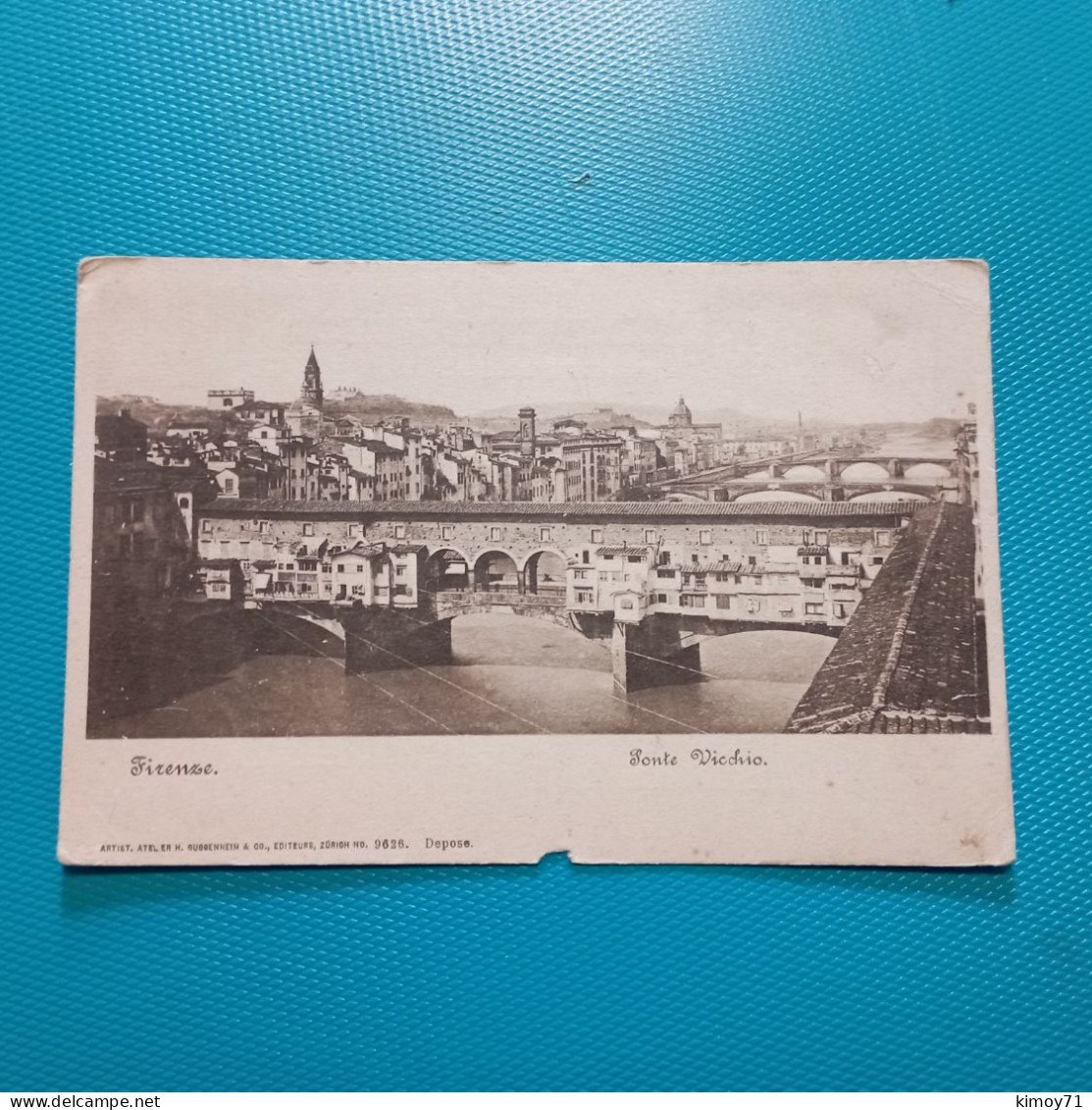Cartolina Firenze - Ponte Vecchio. - Firenze (Florence)