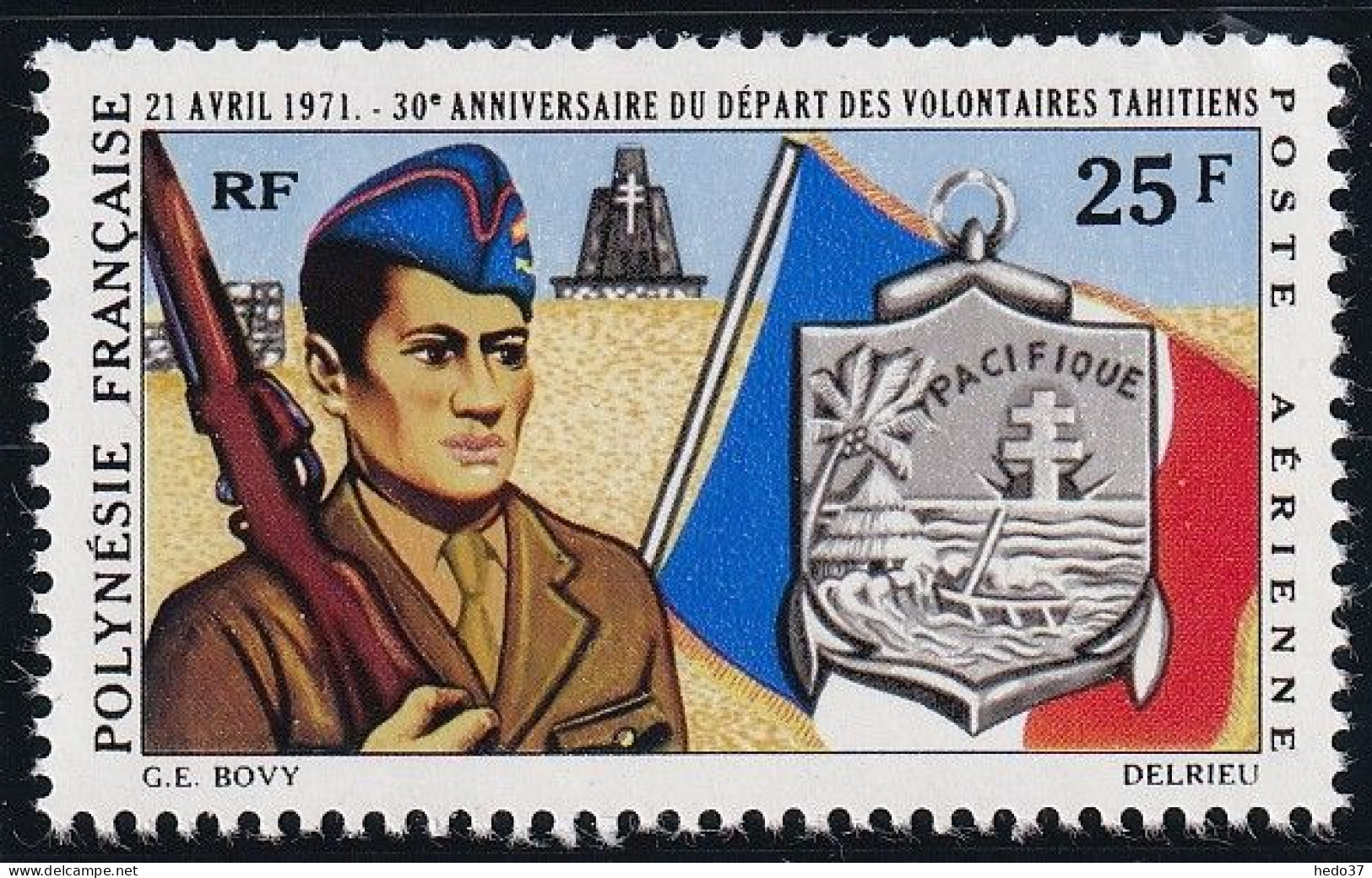 Polynésie Poste Aérienne N°47 - Neuf ** Sans Charnière - TB - Unused Stamps