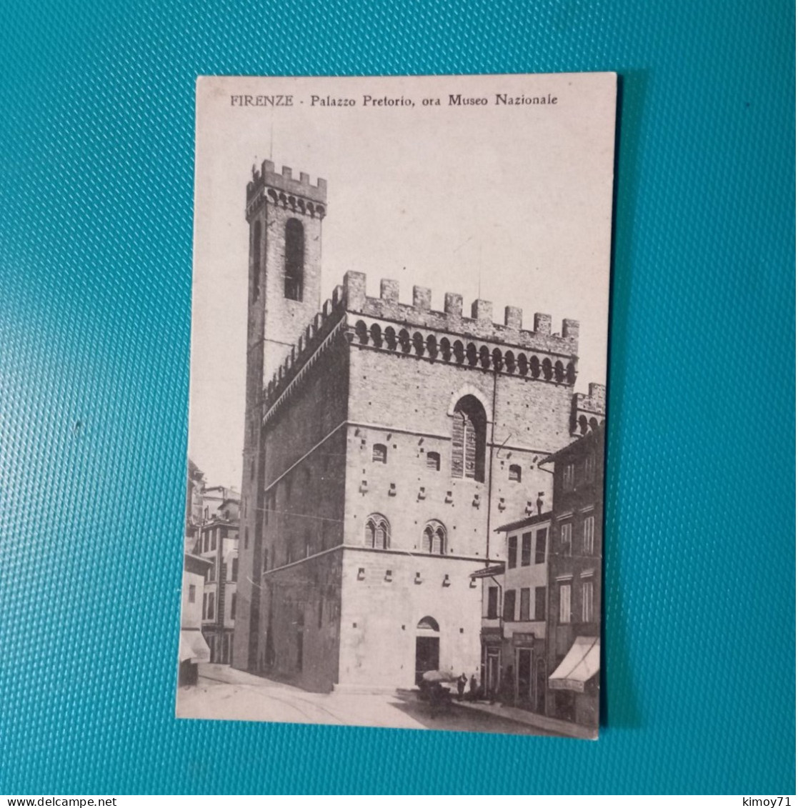 Cartolina Firenze - Palazzo Pretorio, Ora Museo Nazionale. - Firenze (Florence)