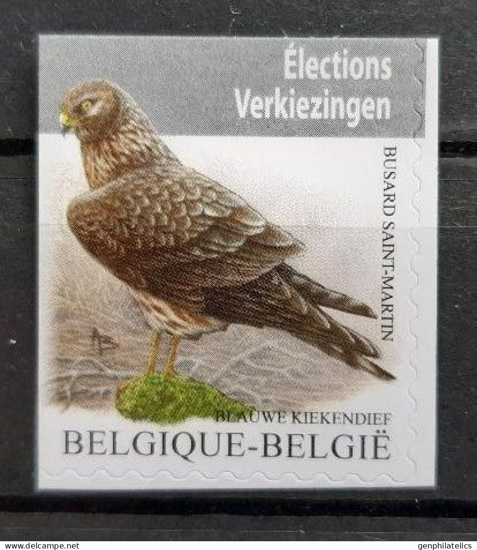 BELGIUM 2024 FAUNA Animals. Birds Of Prey - Fine Stamp (self-adhesive) MNH - Nuevos