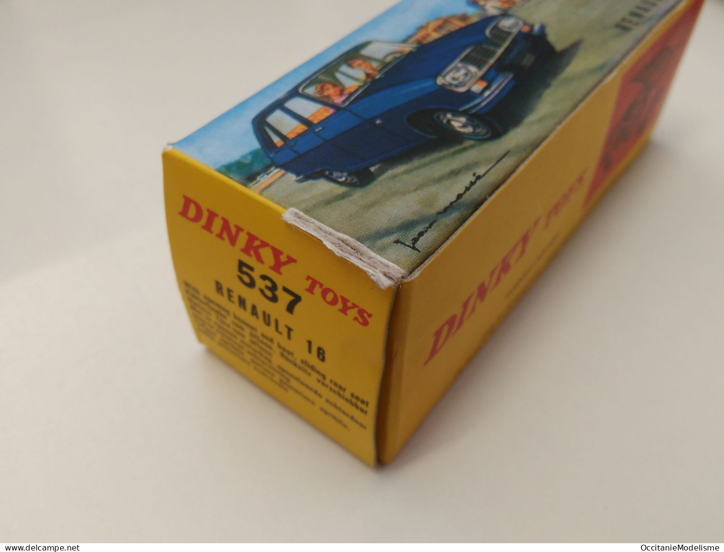 Dinky Toys / Atlas - RENAULT 16 R16 Bleu Réf. 537 BO 1/43 - Dinky