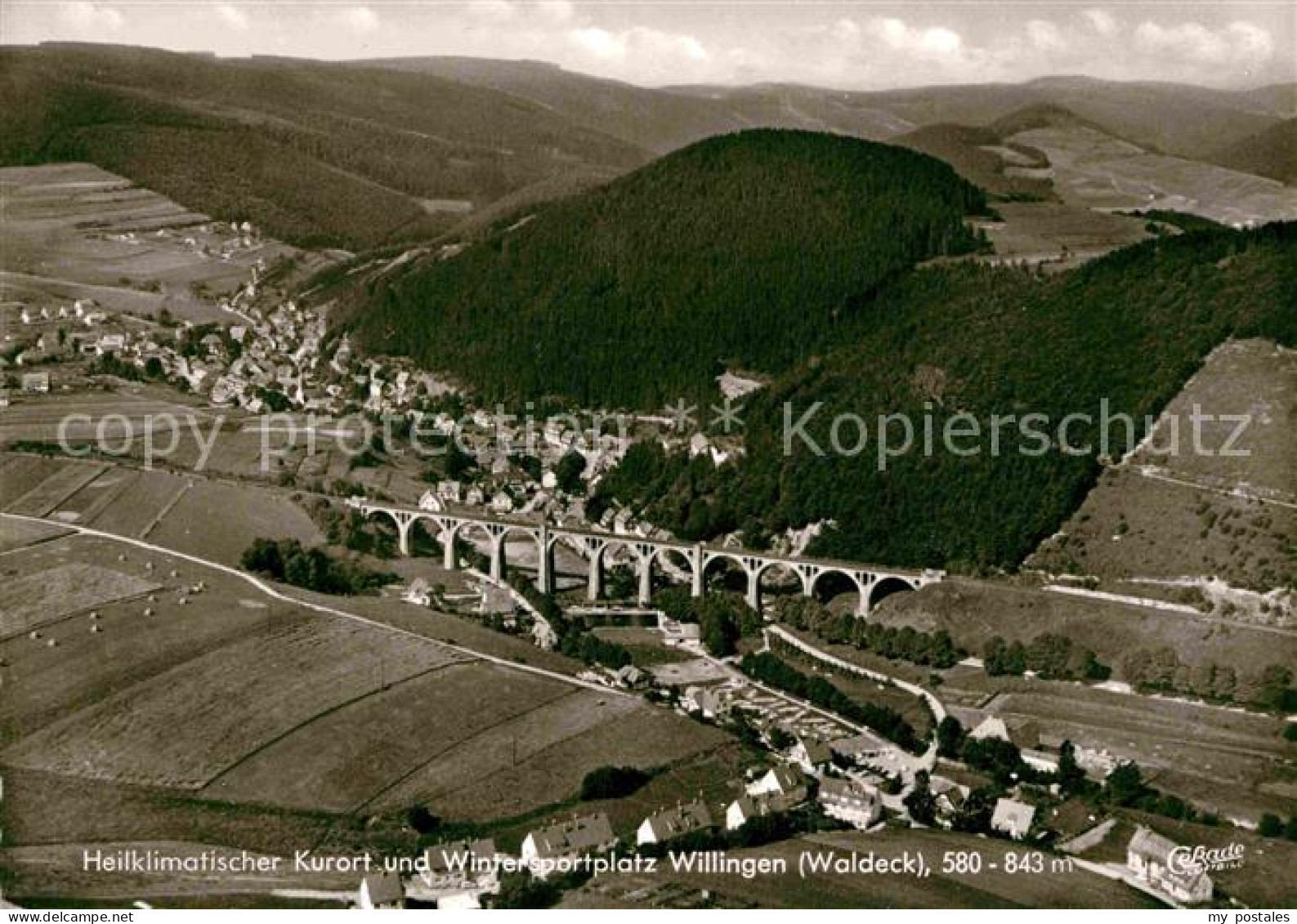 72790037 Willingen Sauerland Fliegeraufnahme Viadukt Willingen Sauerland - Altri & Non Classificati