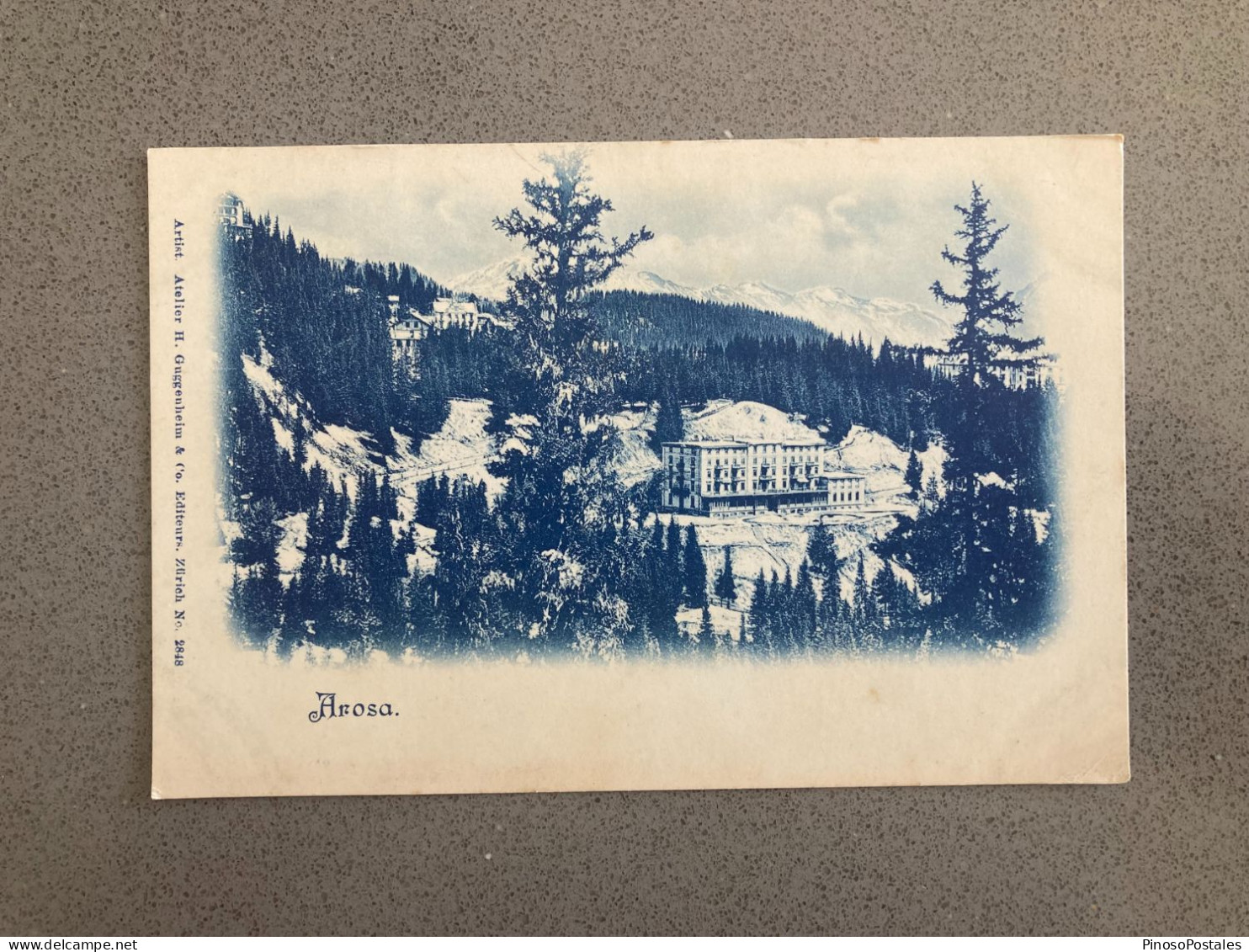 Suisse Grisons Arosa Hotel Carte Postale Postcard - Autres & Non Classés