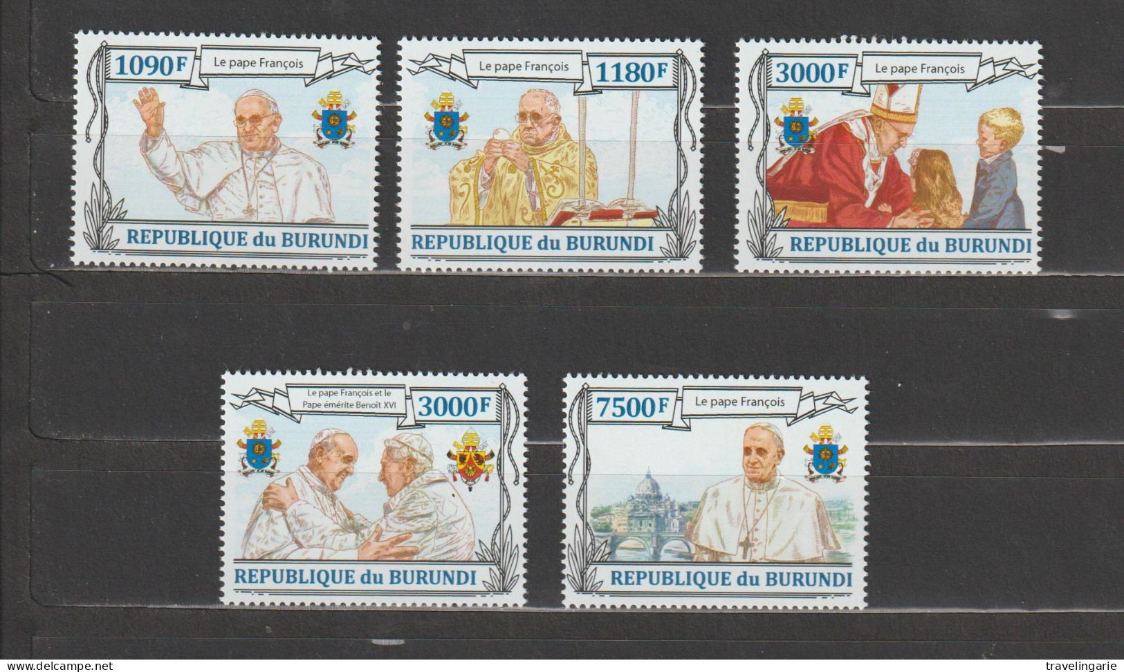 Burundi 2013 Pope Francis In Rome MNH/** - Pausen