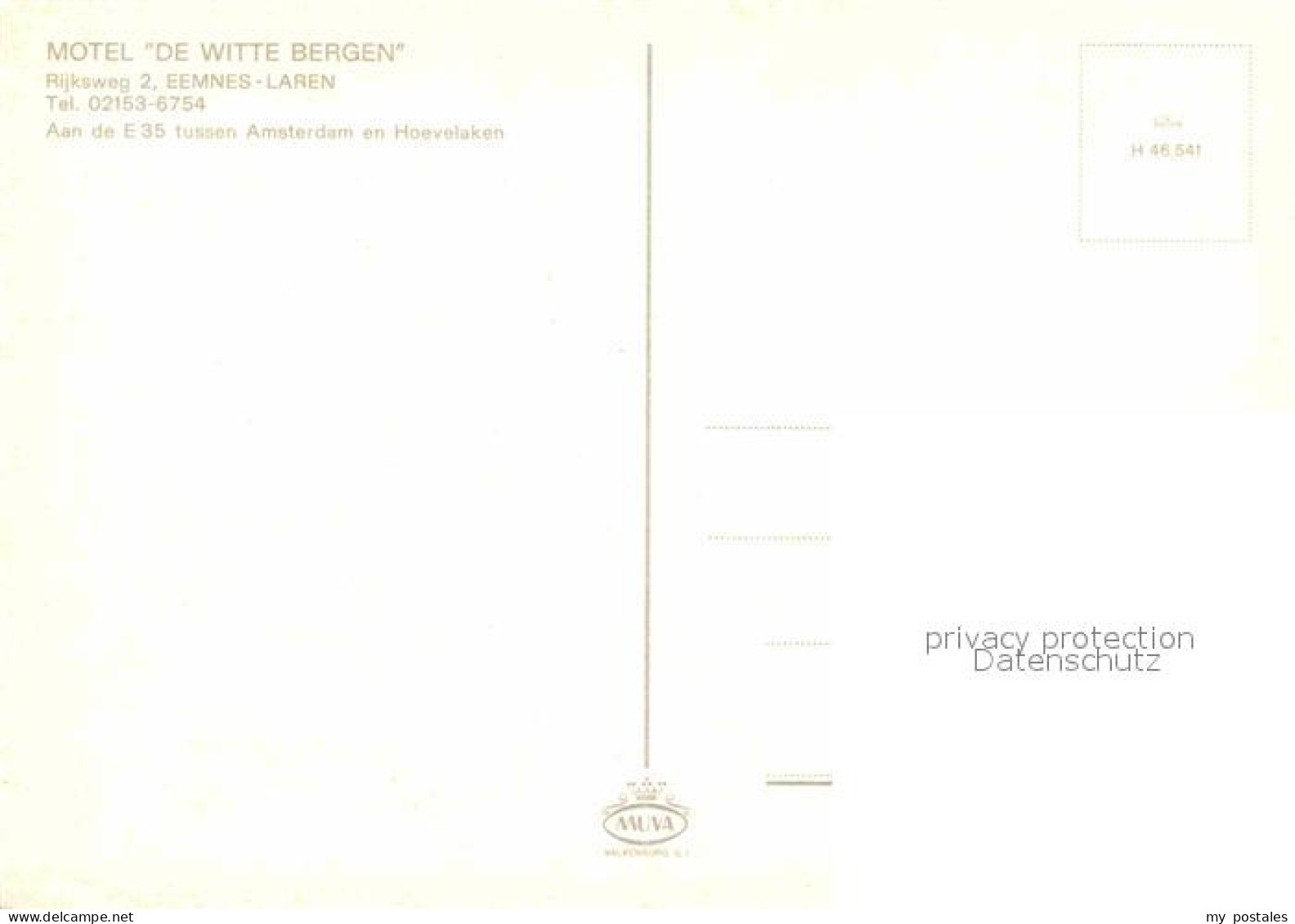 72789903 Eemnes Laren Motel De Witte Bergen Eemnes - Other & Unclassified