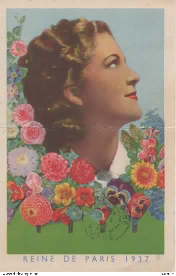 PUBLICITE, REINE DE PARIS 1937, LES GRAINES PAYSAN COULEUR  REF 16328 - Advertising