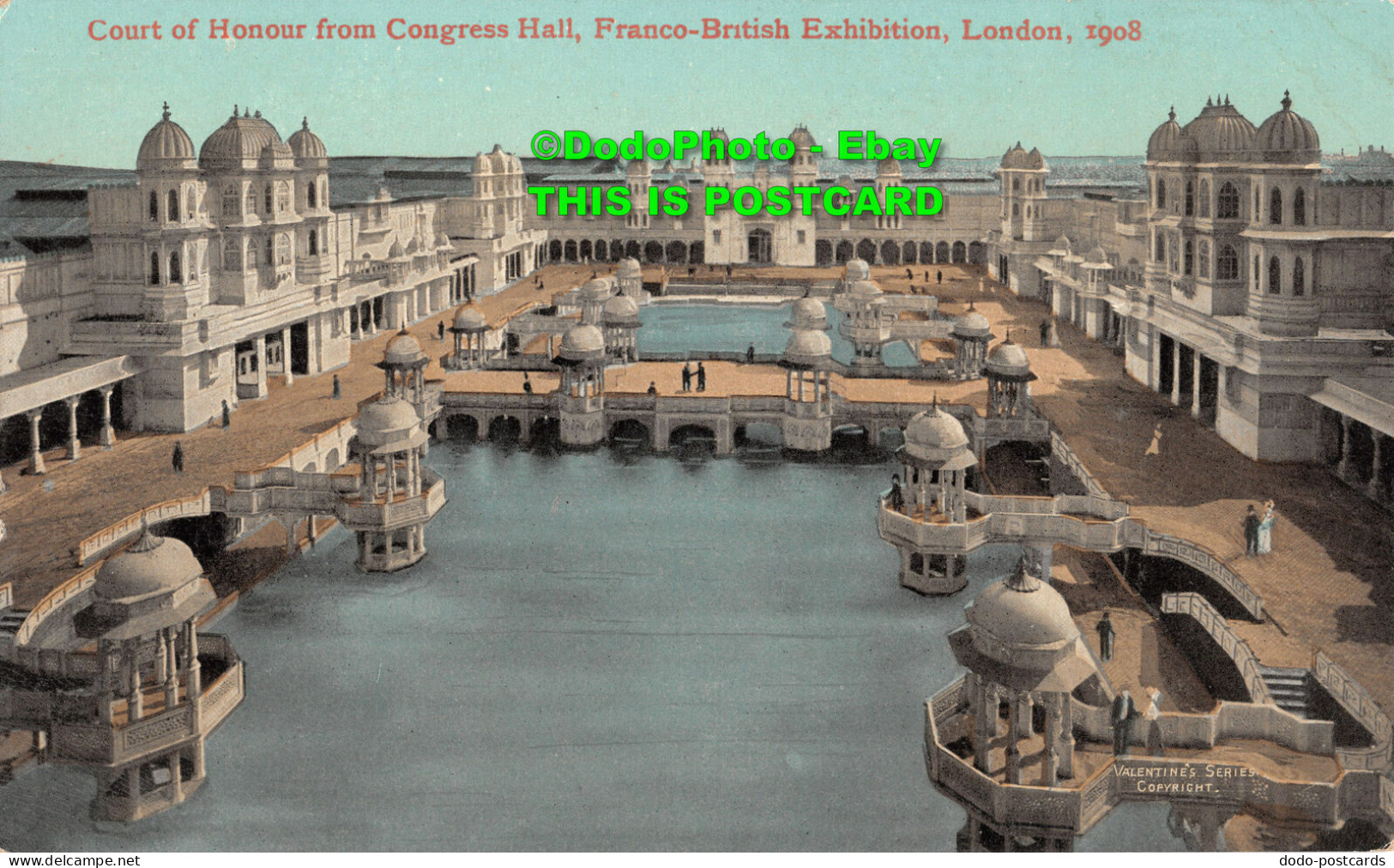 R358669 London. Court Of Honour From Congress Hall. Franco British Exhibition. V - Autres & Non Classés