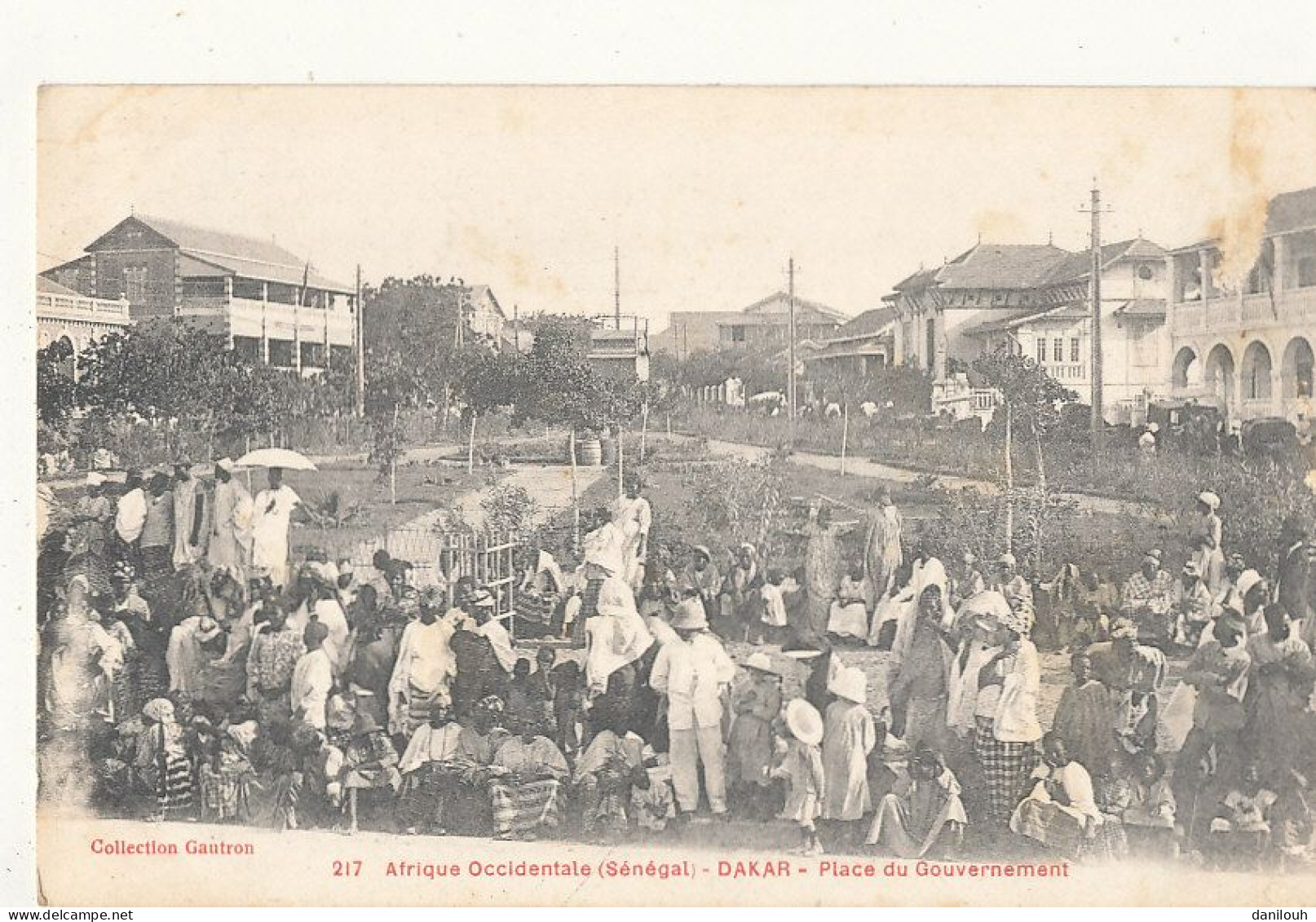 SENEGAL / DAKAR   Place Du Gouvernement  217  Coll Gautron - Sénégal