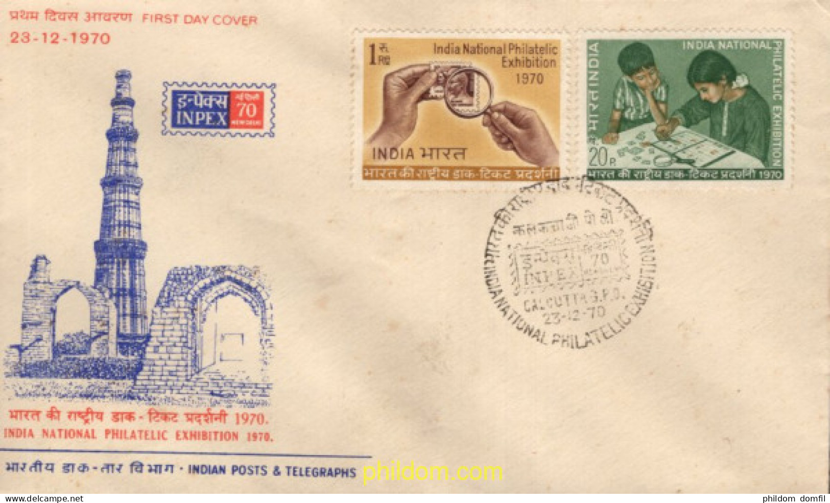 719496 MNH INDIA 1970 EXPOSICION FILATELICA - Neufs