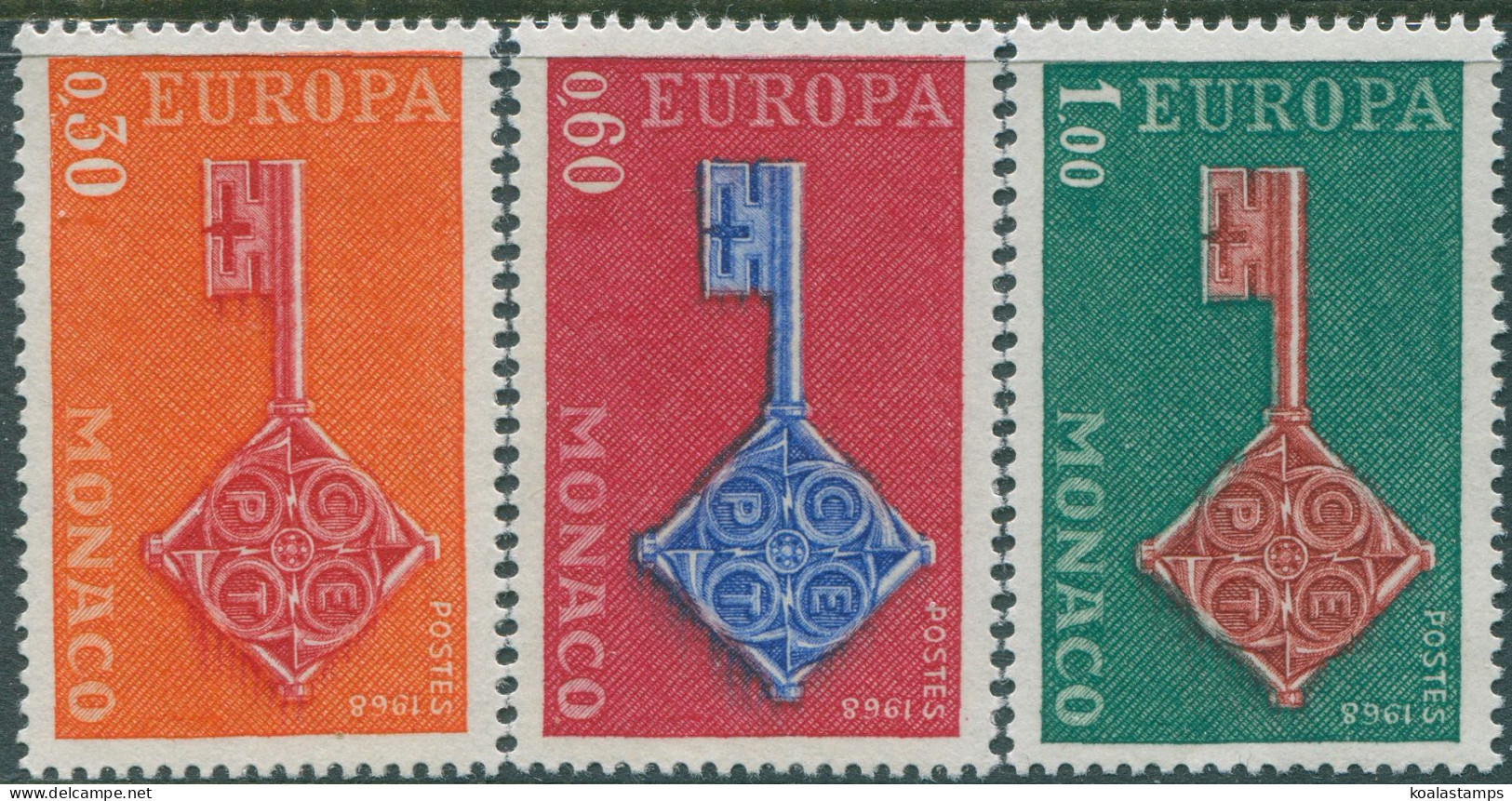 Monaco 1968 SG911-913 Europa Set MNH - Autres & Non Classés
