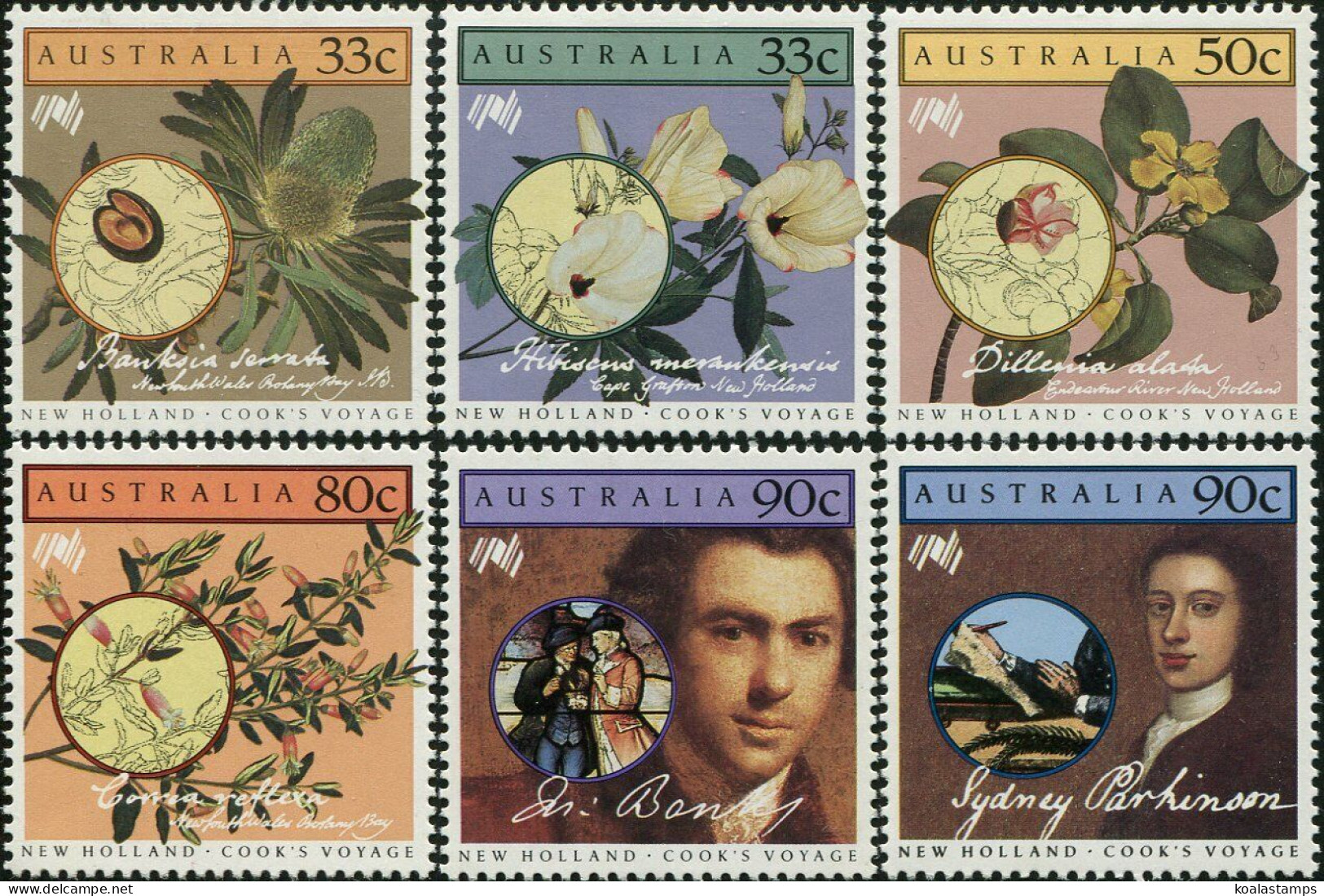 Australia 1986 SG1002 Cook's Voyage To New Holland Set MLH - Andere & Zonder Classificatie