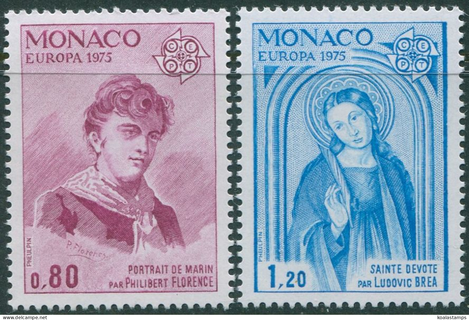 Monaco 1974 SG1186-1187 Europa Set MNH - Altri & Non Classificati