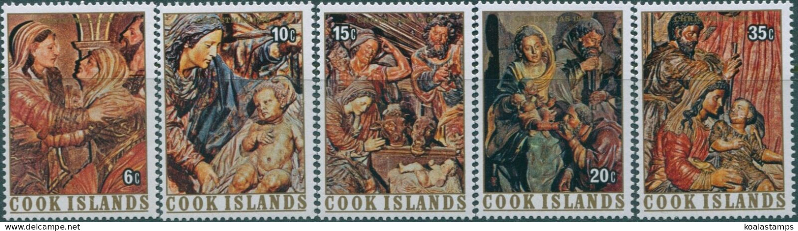 Cook Islands 1976 SG556-560 Christmas Set MNH - Cook