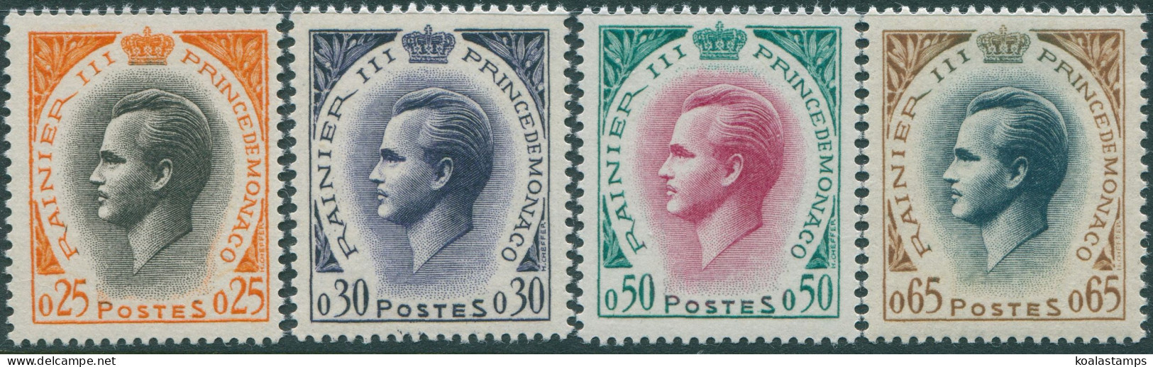 Monaco 1960 SG627-635 Prince Rainier III (4) MNH - Autres & Non Classés