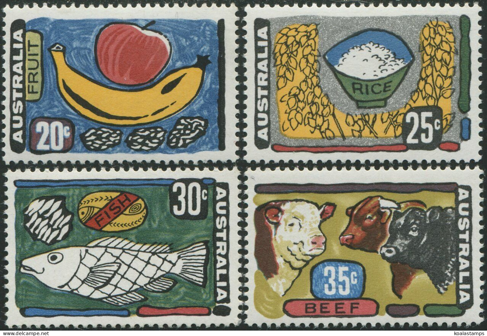 Australia 1972 SG510 Primary Industries Set MLH - Altri & Non Classificati