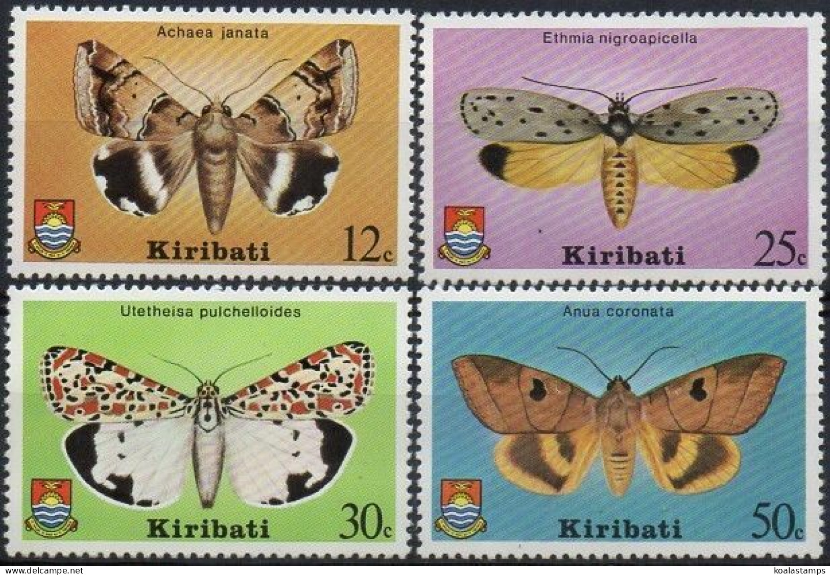 Kiribati 1980 SG117-120 Moths Set MNH - Kiribati (1979-...)