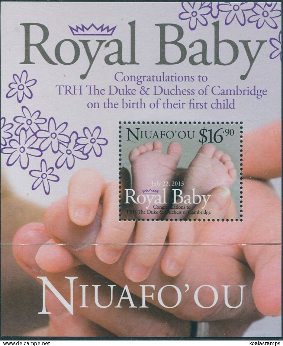 Niuafo'ou 2013 SG378 Royal Baby Prince George MS MNH - Tonga (1970-...)