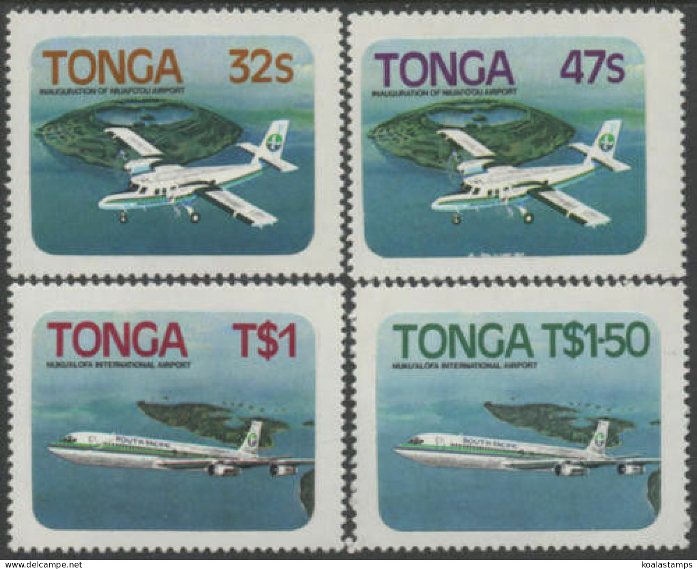 Tonga 1983 SG843-846 Inauguration Of Niuafo'ou Airport Set MNH - Tonga (1970-...)