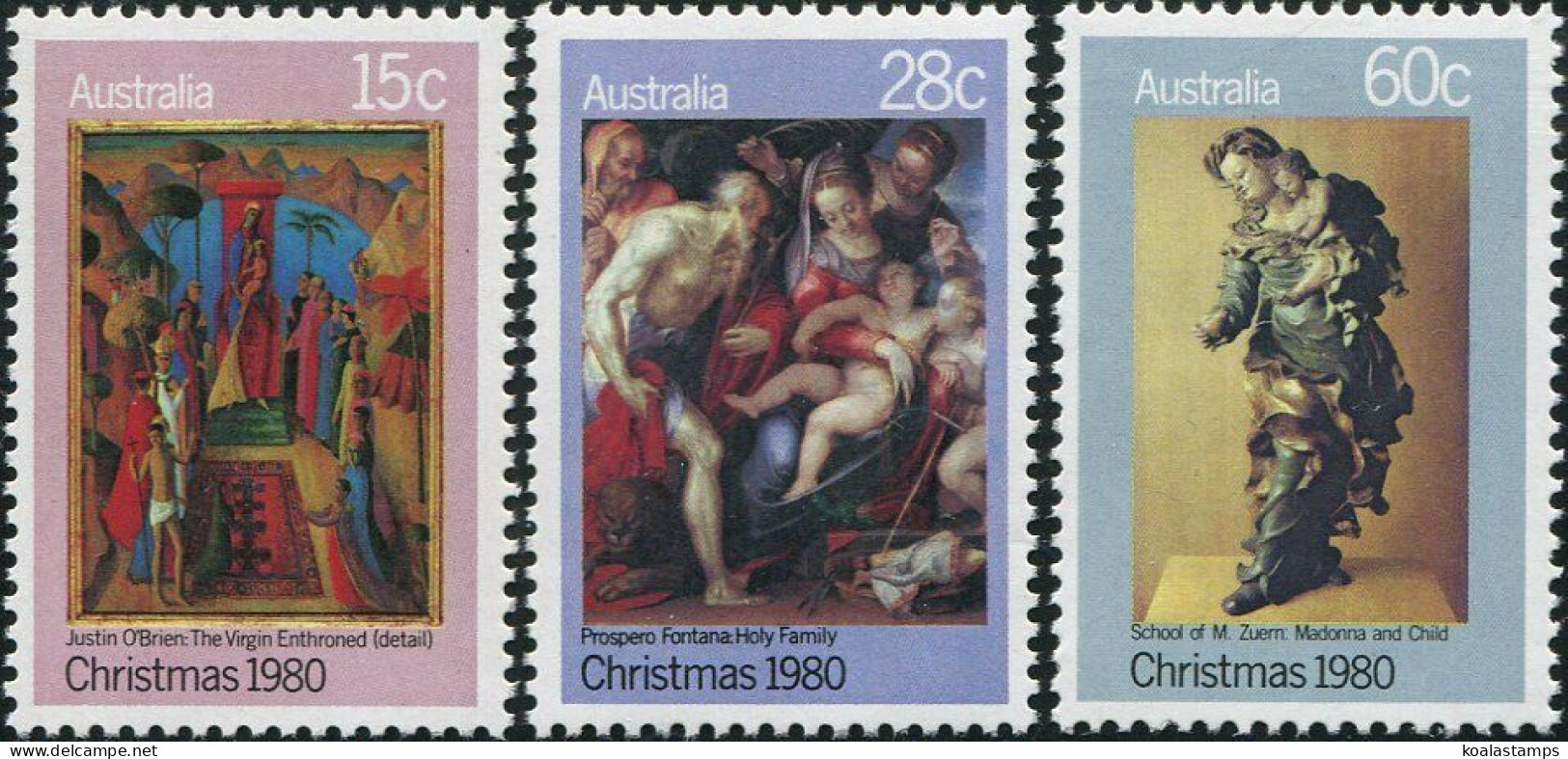 Australia 1980 SG758 Christmas Set MLH - Sonstige & Ohne Zuordnung